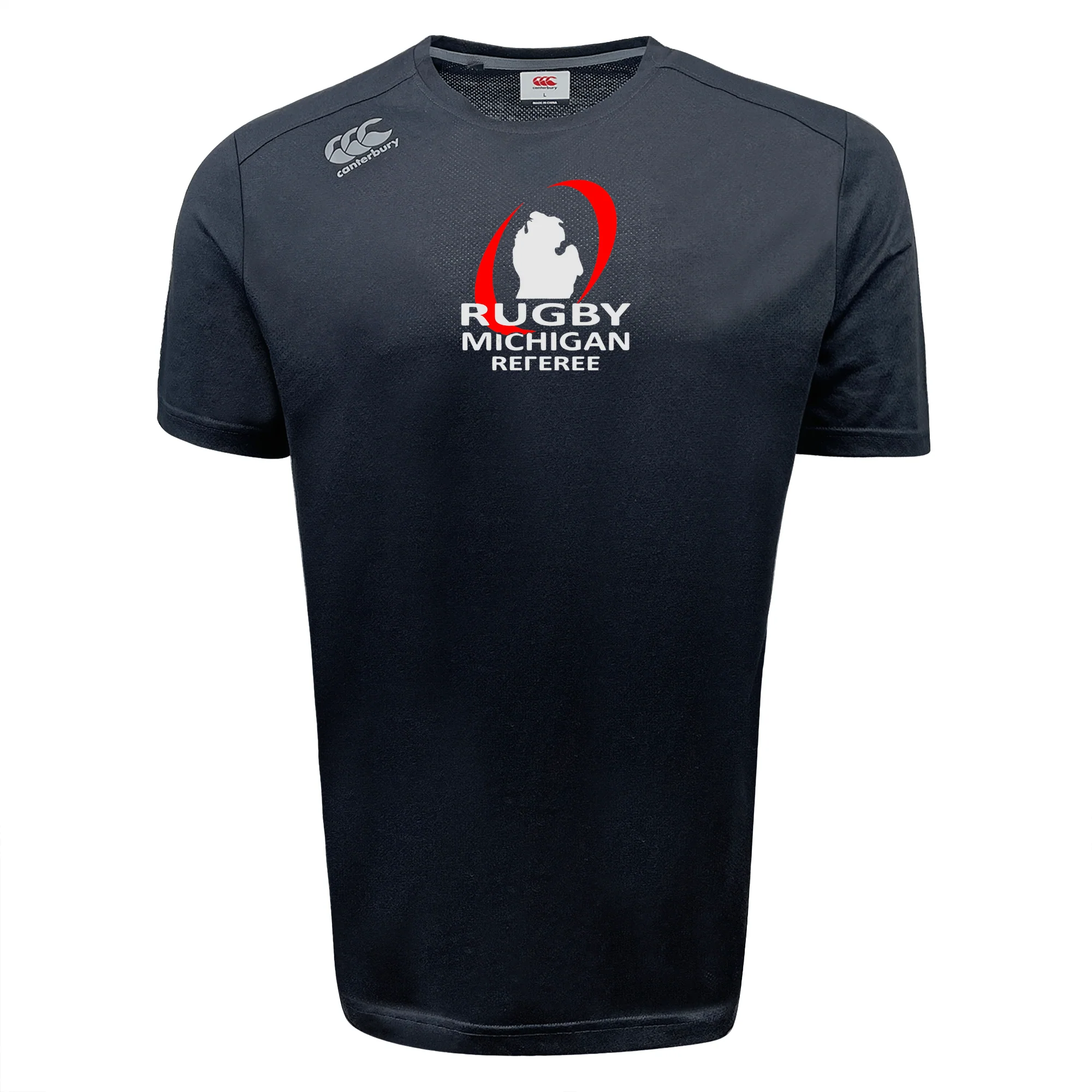 Rugby Michigan Referee Society Tempo Vapodri T-Shirt by Canterbury - Image 2