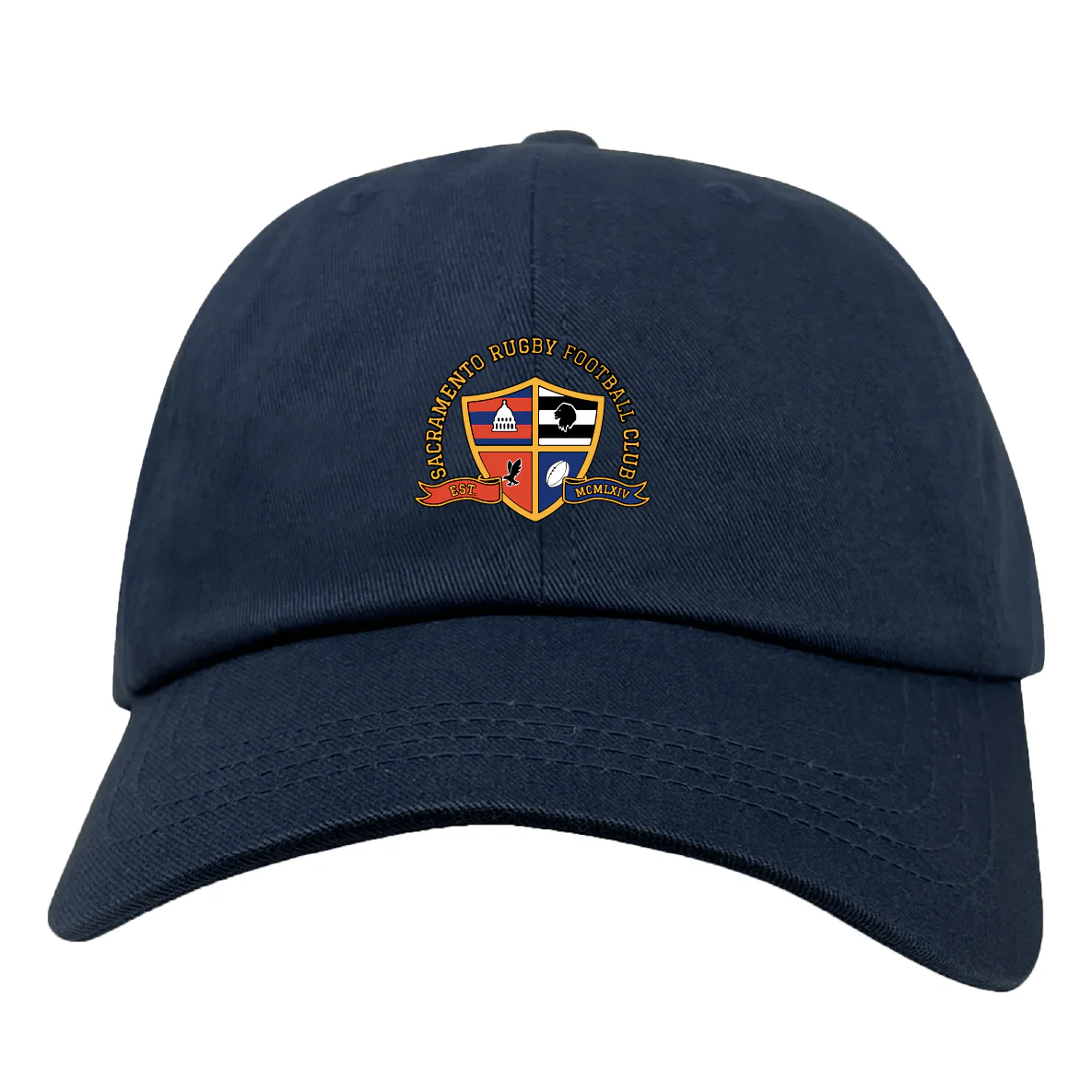 Sacramento Rugby Football Club Adult Low-Profile Cotton Twill Dad Cap