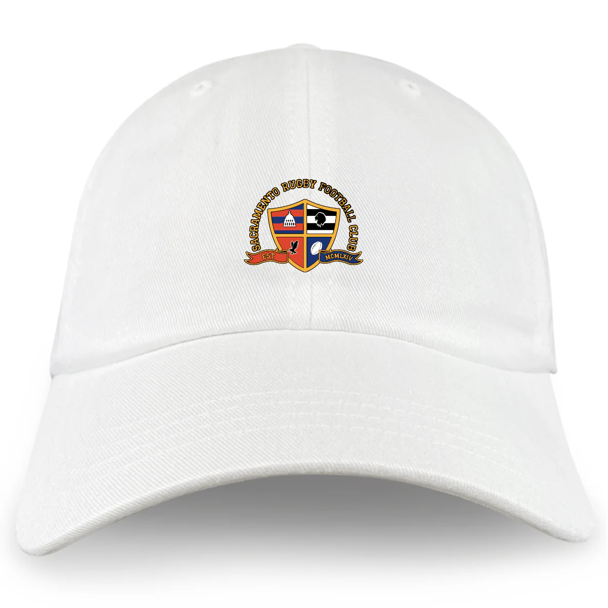 Sacramento Rugby Football Club Adult Low-Profile Cotton Twill Dad Cap - Image 2