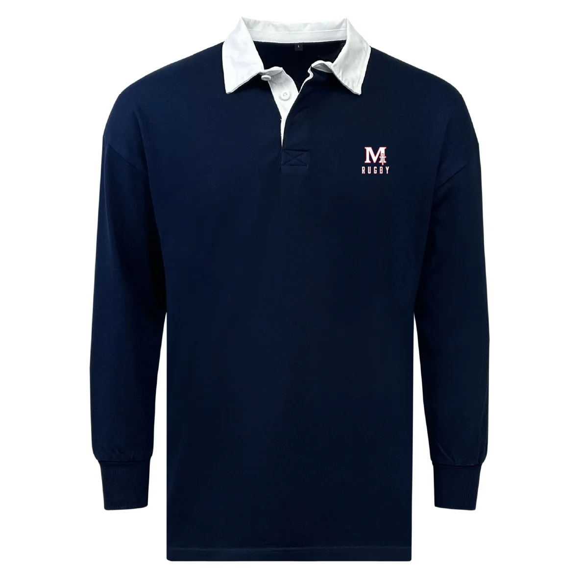 San Joaquin Memorial Classic Long Sleeve Solid Rugby Jersey