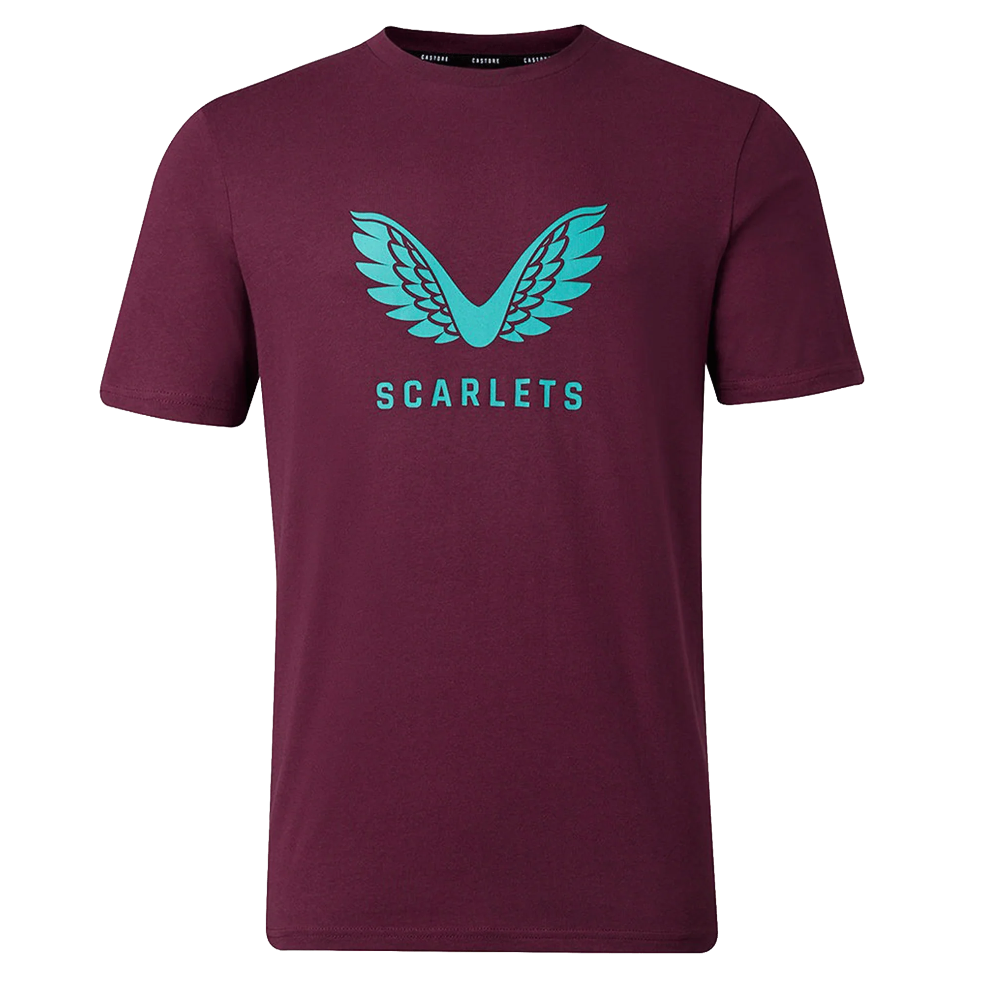Scarlets 23/24 Travel Cotton Logo Tee by Castore