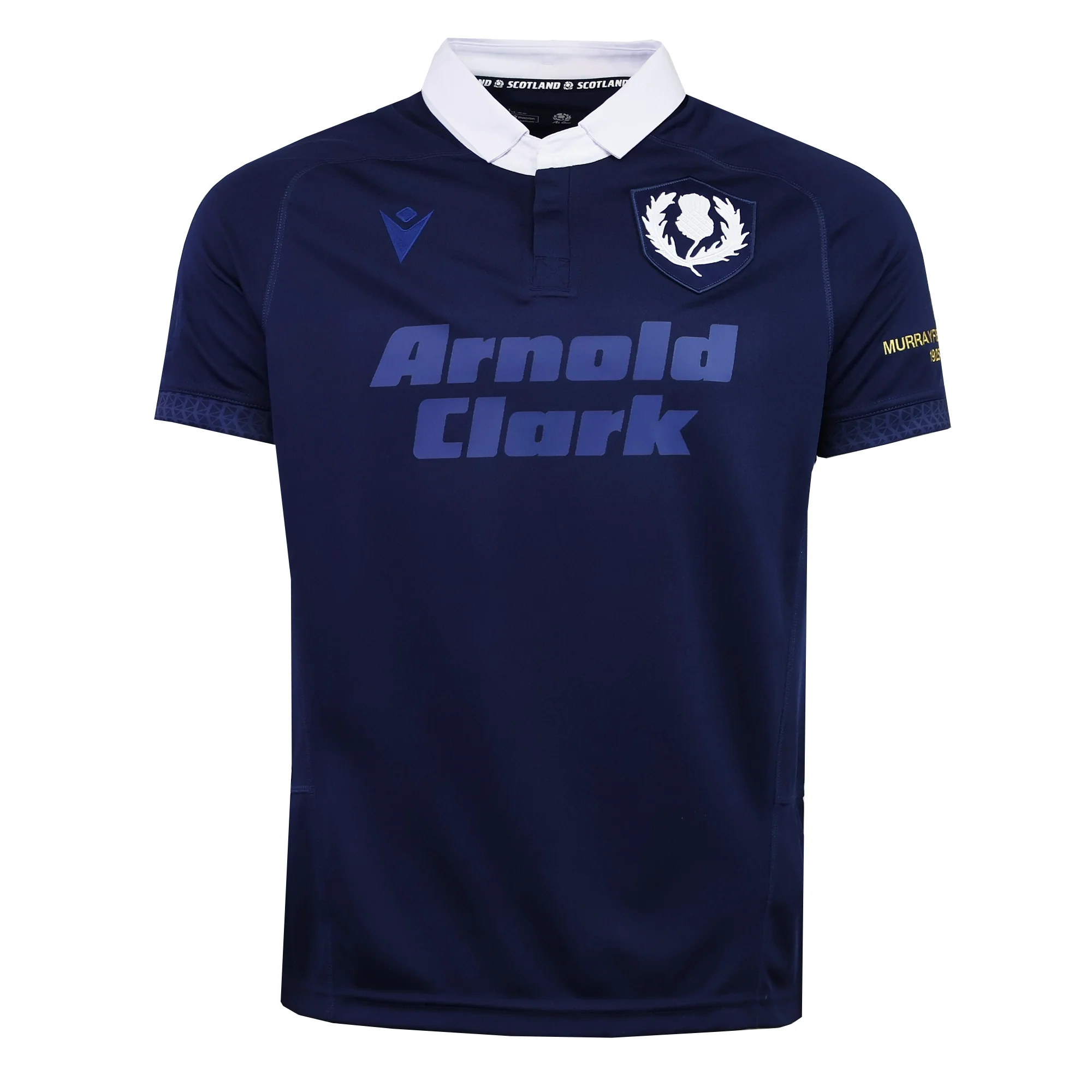 Scotland Rugby Union 1925 100th Anniversary Replica Home Jersey by Macron