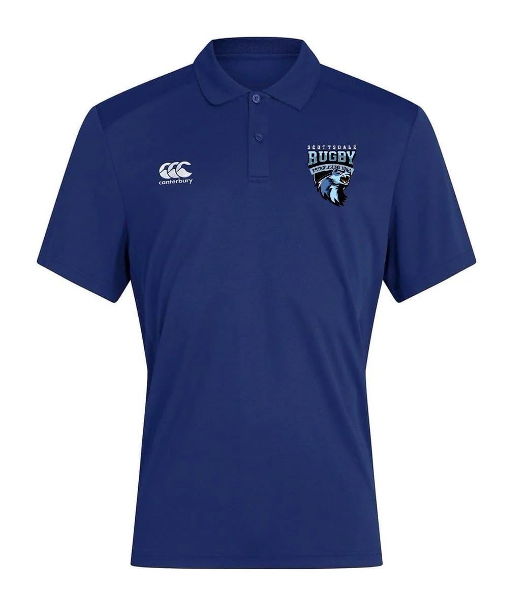 Scottsdale Rugby Royal Club Dry Polo by Canterbury