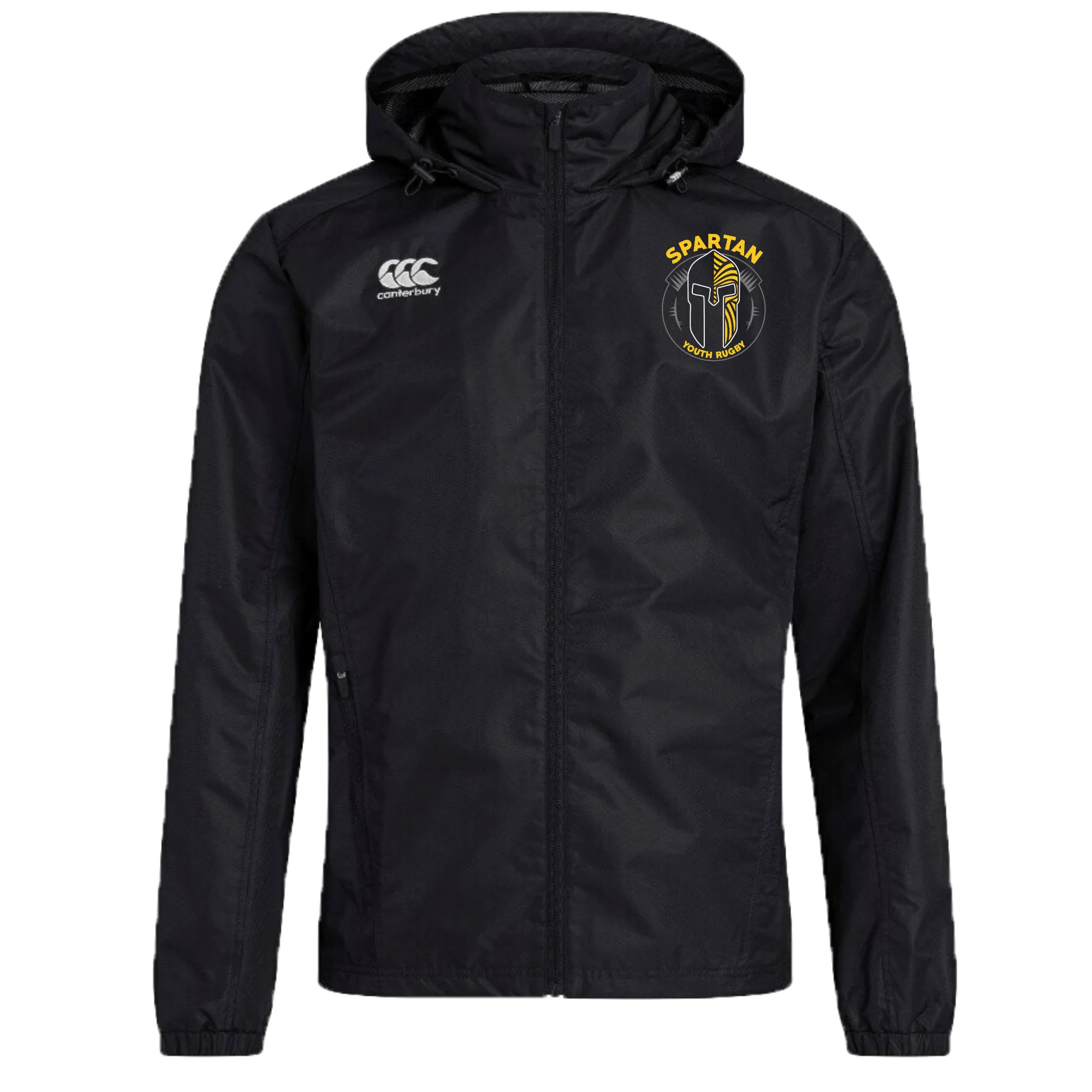 Spartan Youth Rugby Club Vaposhield Full Zip Rain Jacket by Canterbury