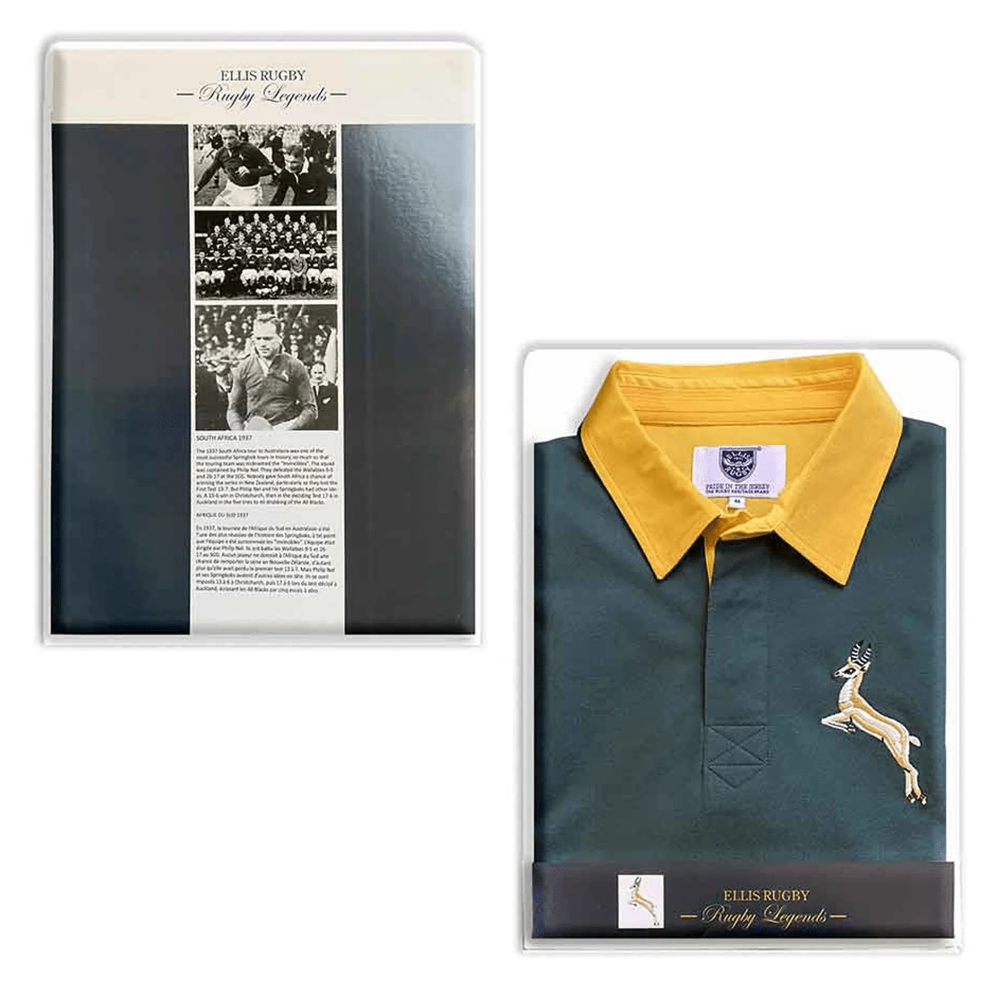 Ellis Rugby Springboks Rugby 1937 Polo - Image 6