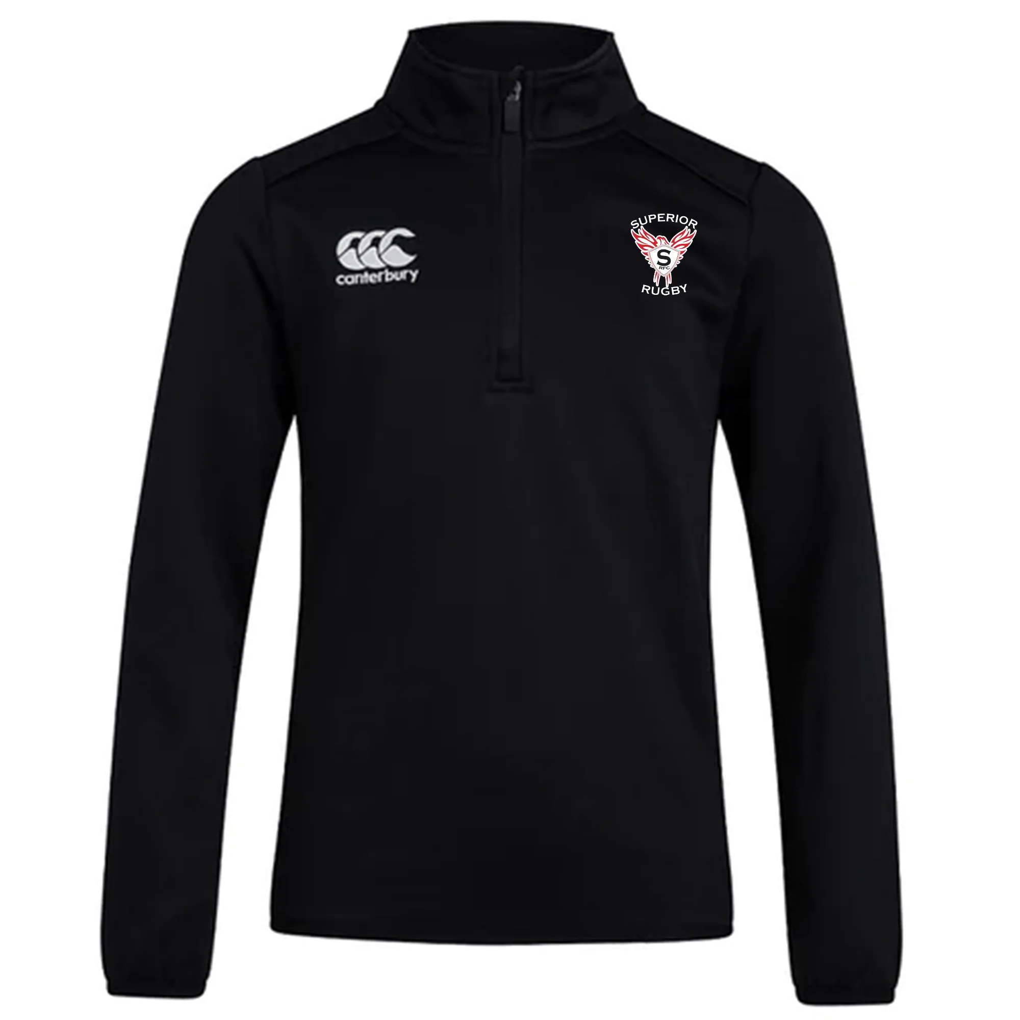 Superior Rugby Club Club 1/4 Zip Mid Layer Training Top by Canterbury