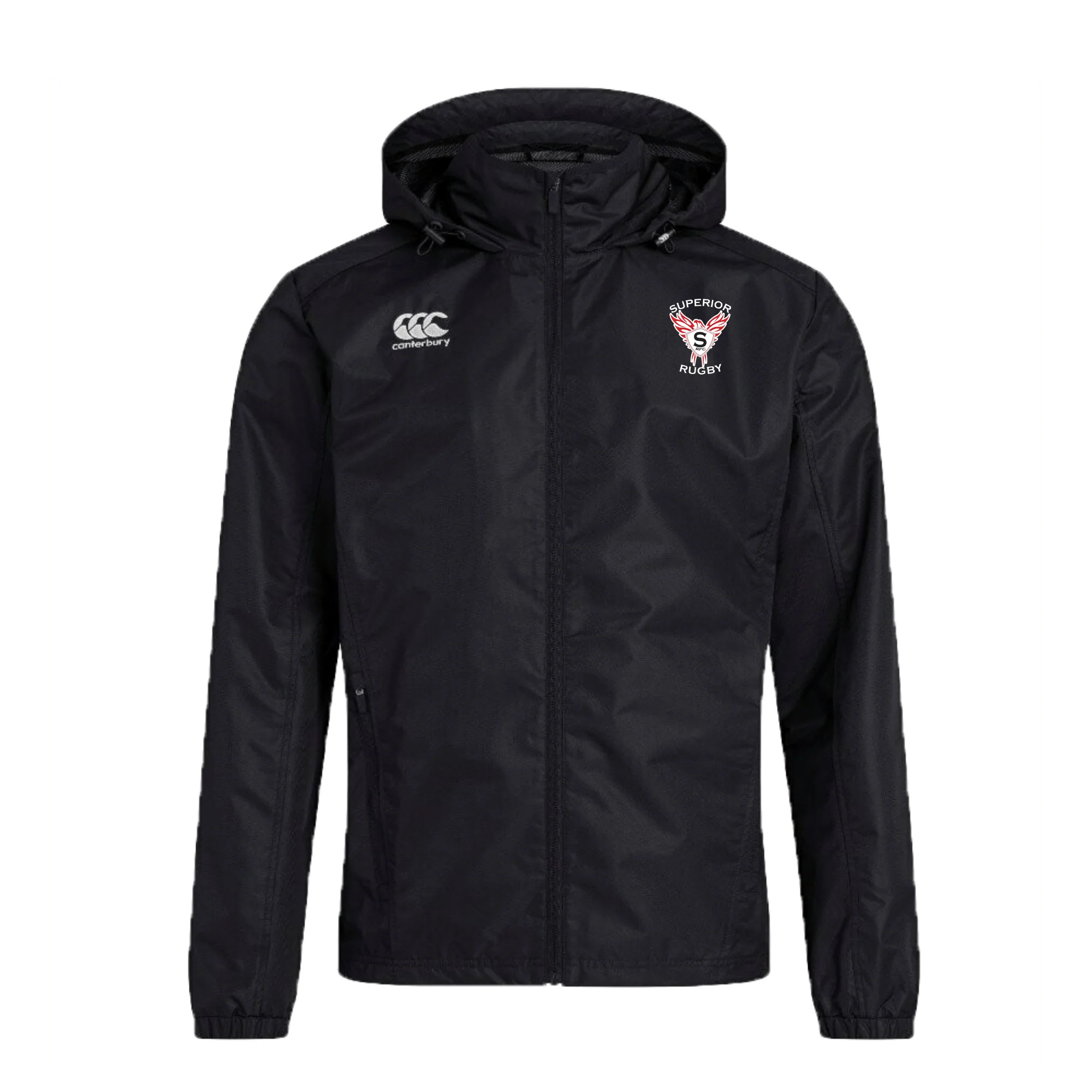 Superior Rugby Club Club Vaposhield Full Zip Rain Jacket by Canterbury