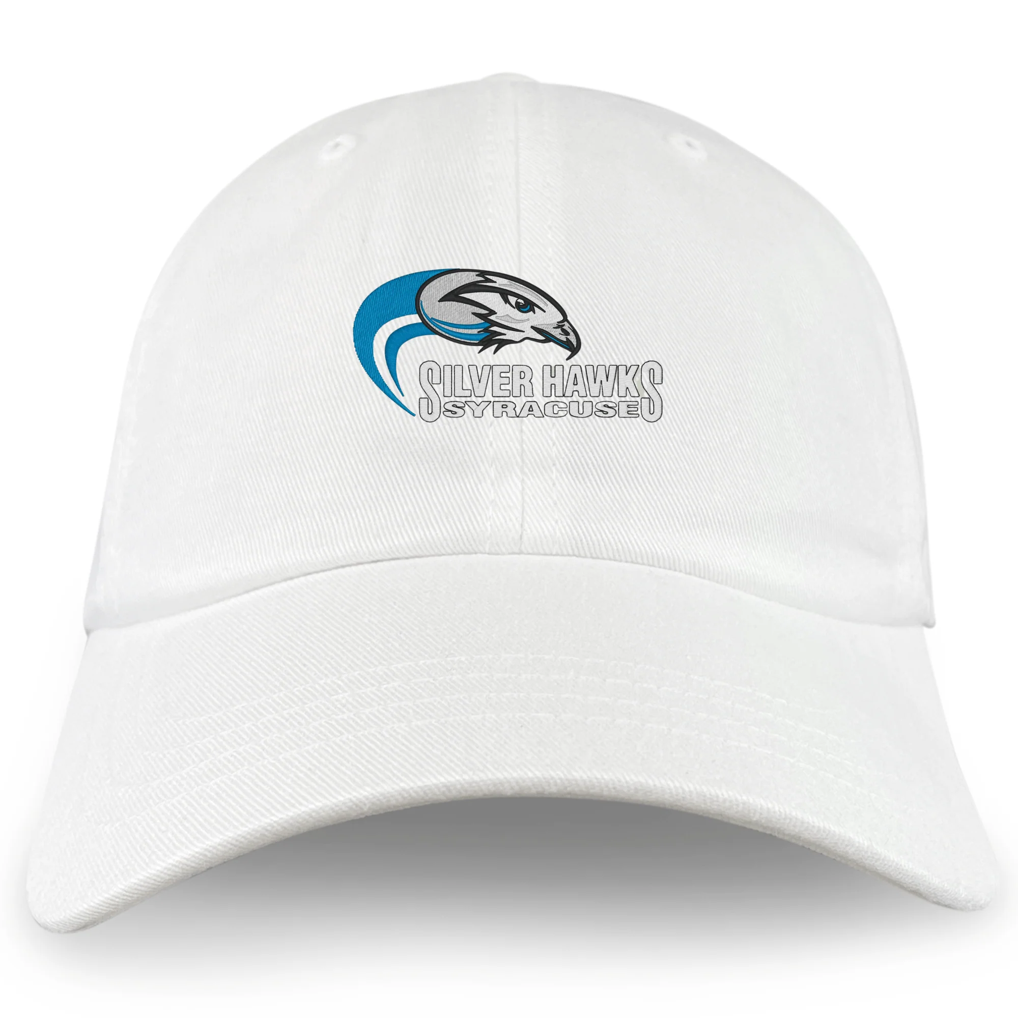 Syracuse Silver Hawks Adult Low-Profile Cotton Twill Dad Cap - Image 3