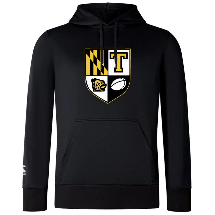 Towson University Rugby Club Lightweight Hoodie by Canterbury - Image 2