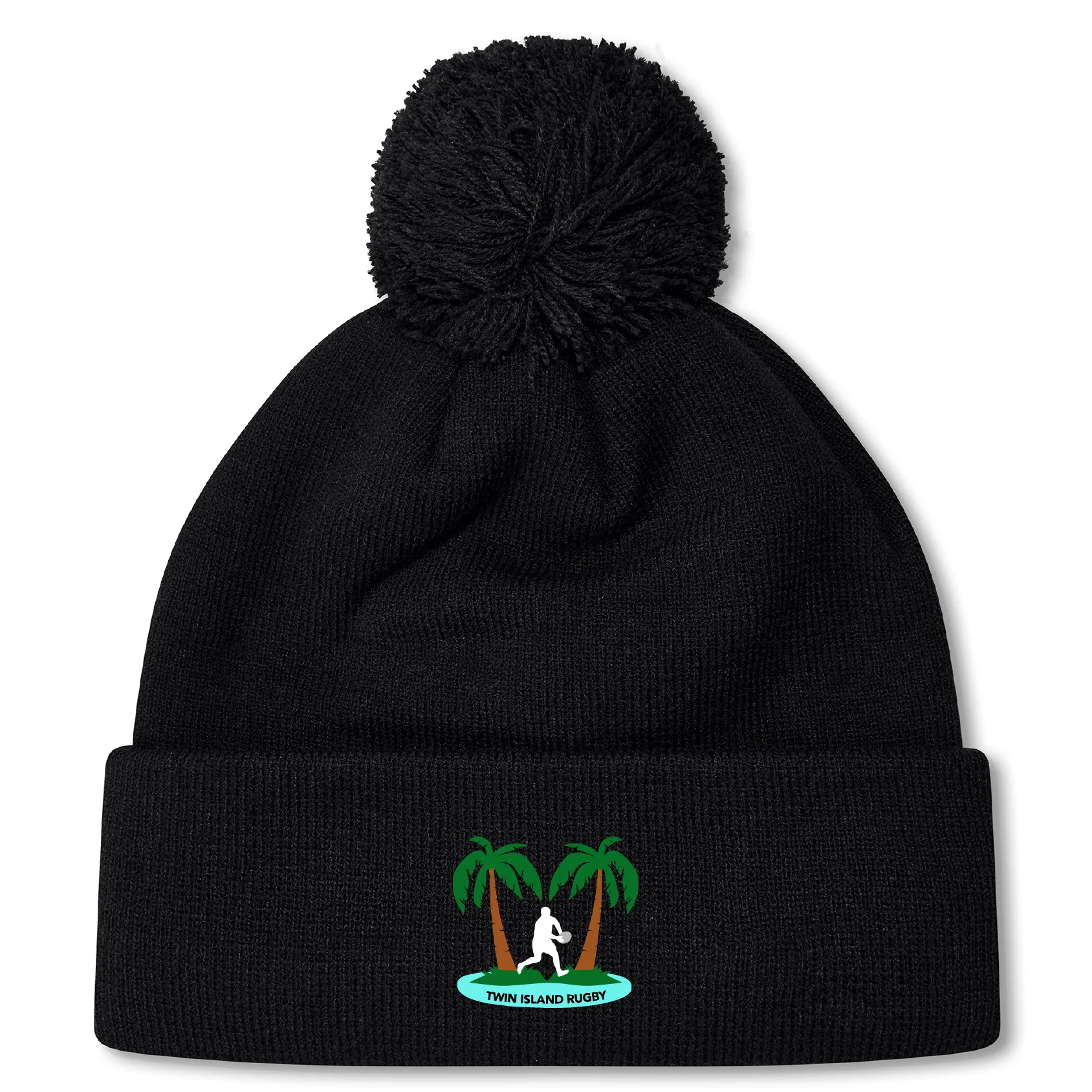 Twin Island Rugby Pom Pom Beanie by Canterbury - Image 2