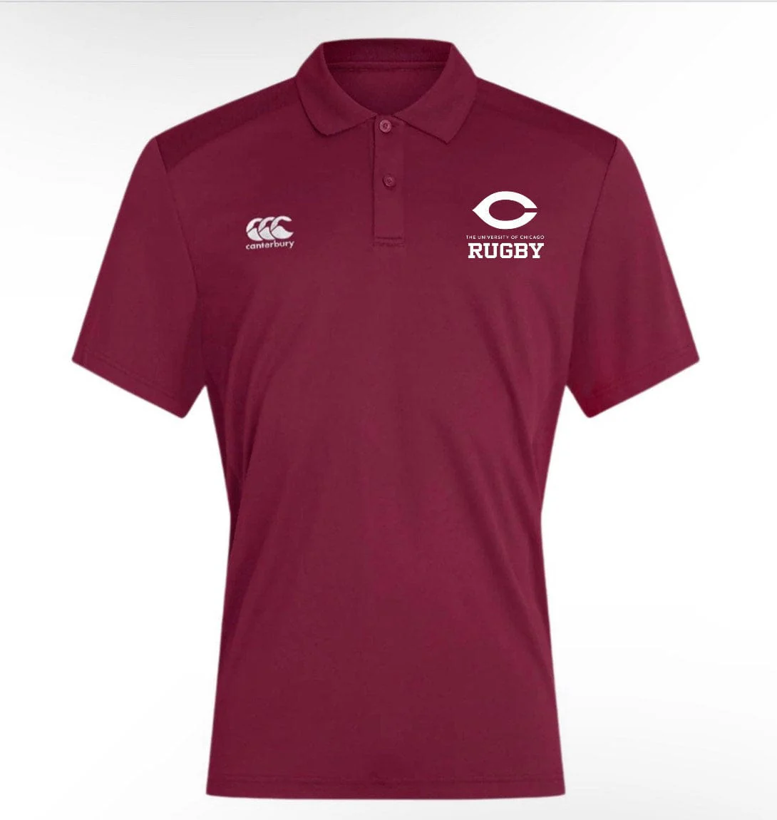 University of Chicago Club Dry Polo by Canterbury - Image 2
