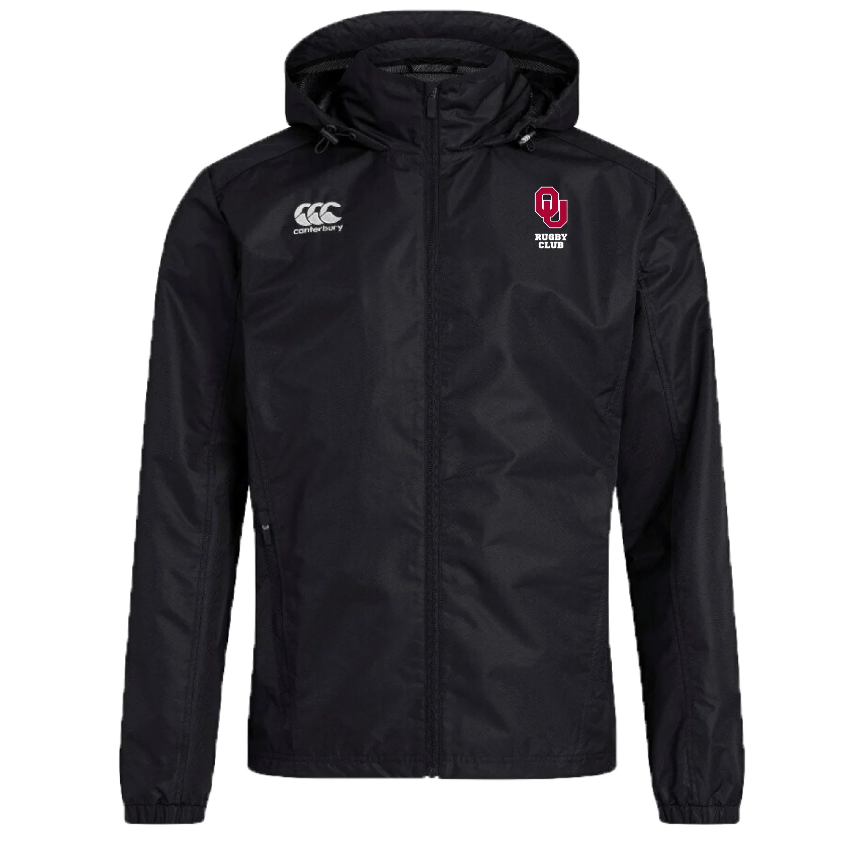 University of Oklahoma Women Club Vaposhield Full Zip Rain Jacket by Canterbury