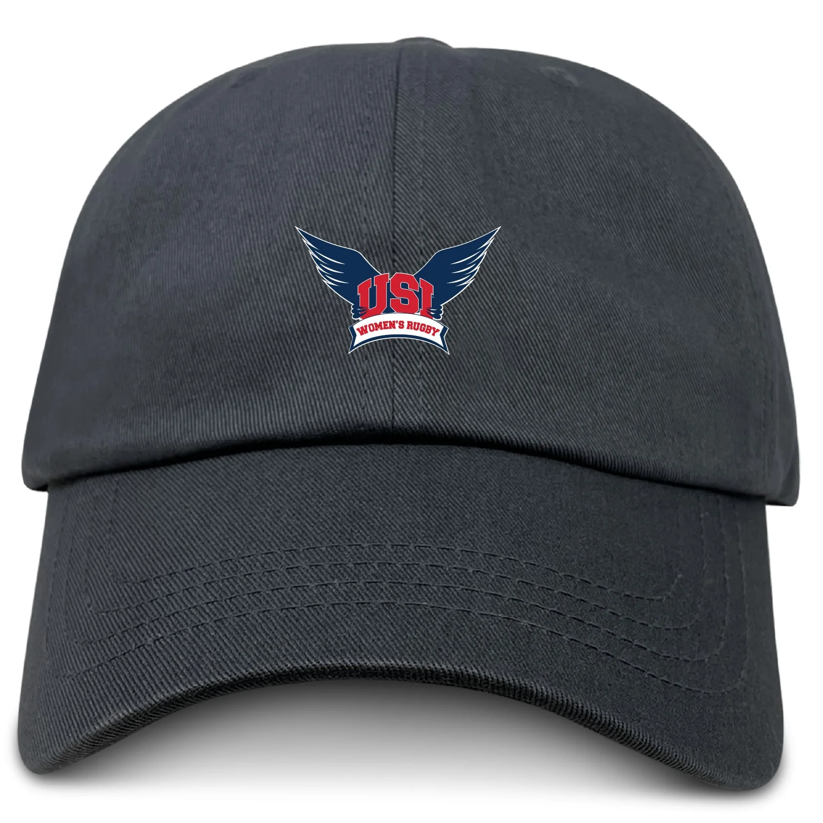 University of Southern Indiana Women Adult Low-Profile Cotton Twill Dad Cap - Image 2