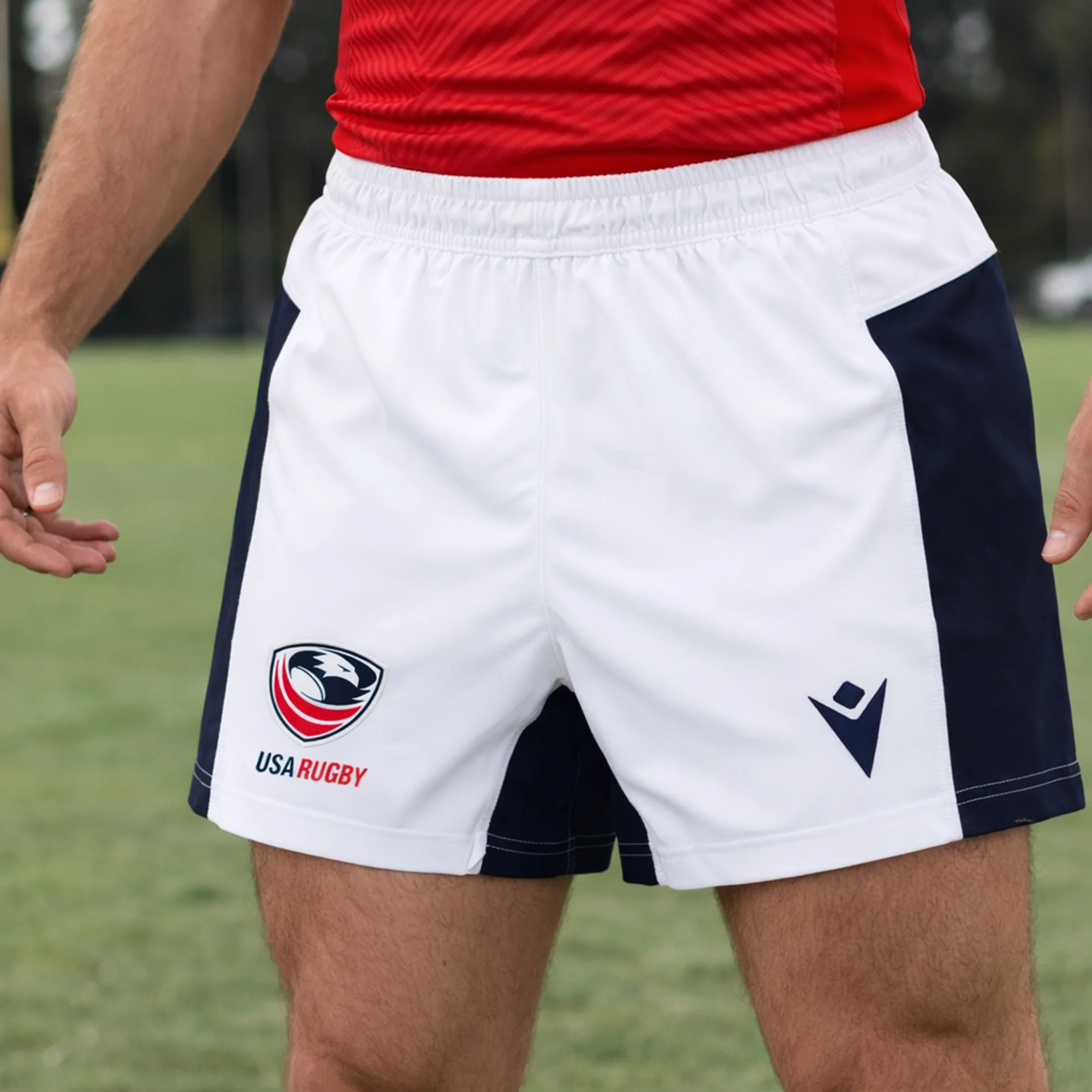 USA Rugby 24/25 Matchday Away Shorts by Macron - Image 6