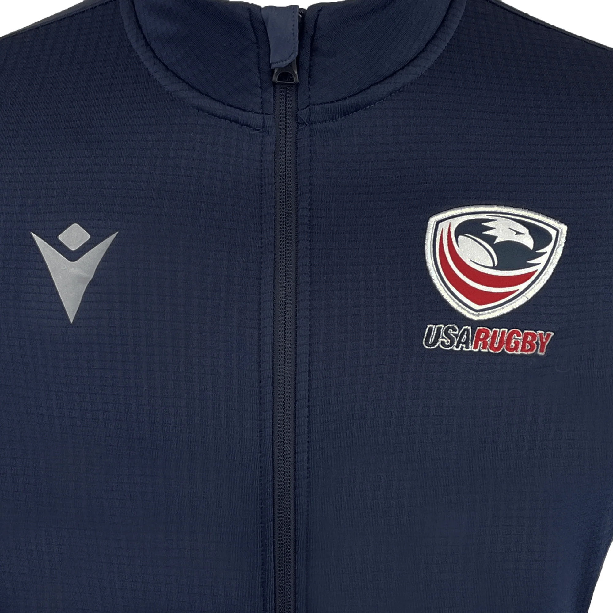 USA Rugby 25 Travel 3D Full-Zip Top by Macron - Image 3