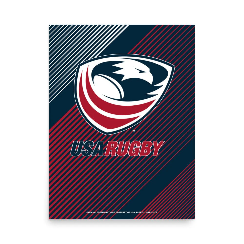 USA Rugby Logo Poster - Image 2
