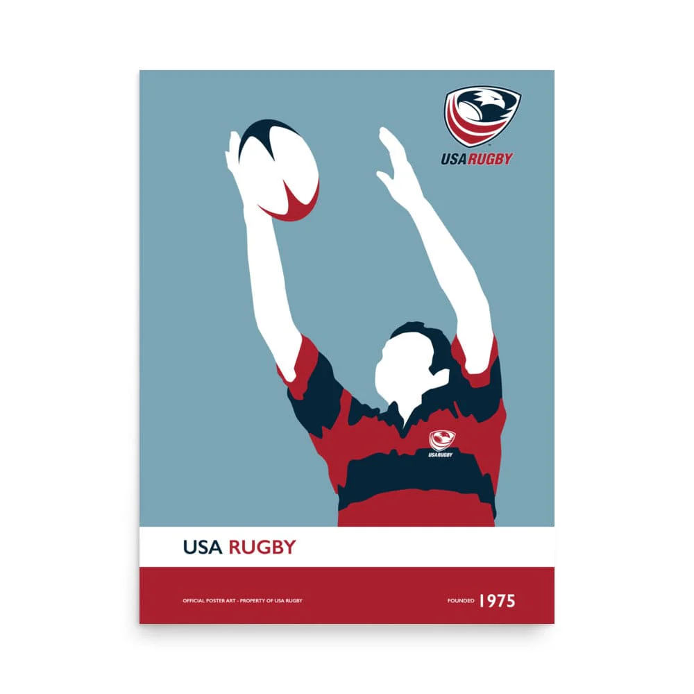 USA Rugby Catch Poster - Image 2