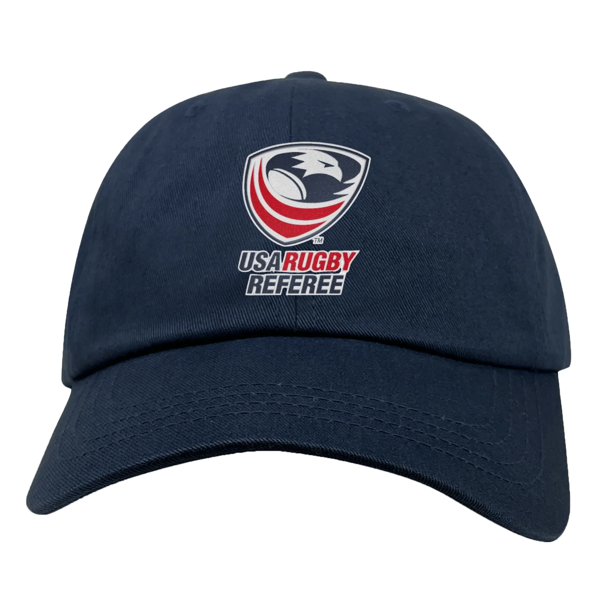 USA Rugby Referees Cotton Twill Dad Cap - Image 3