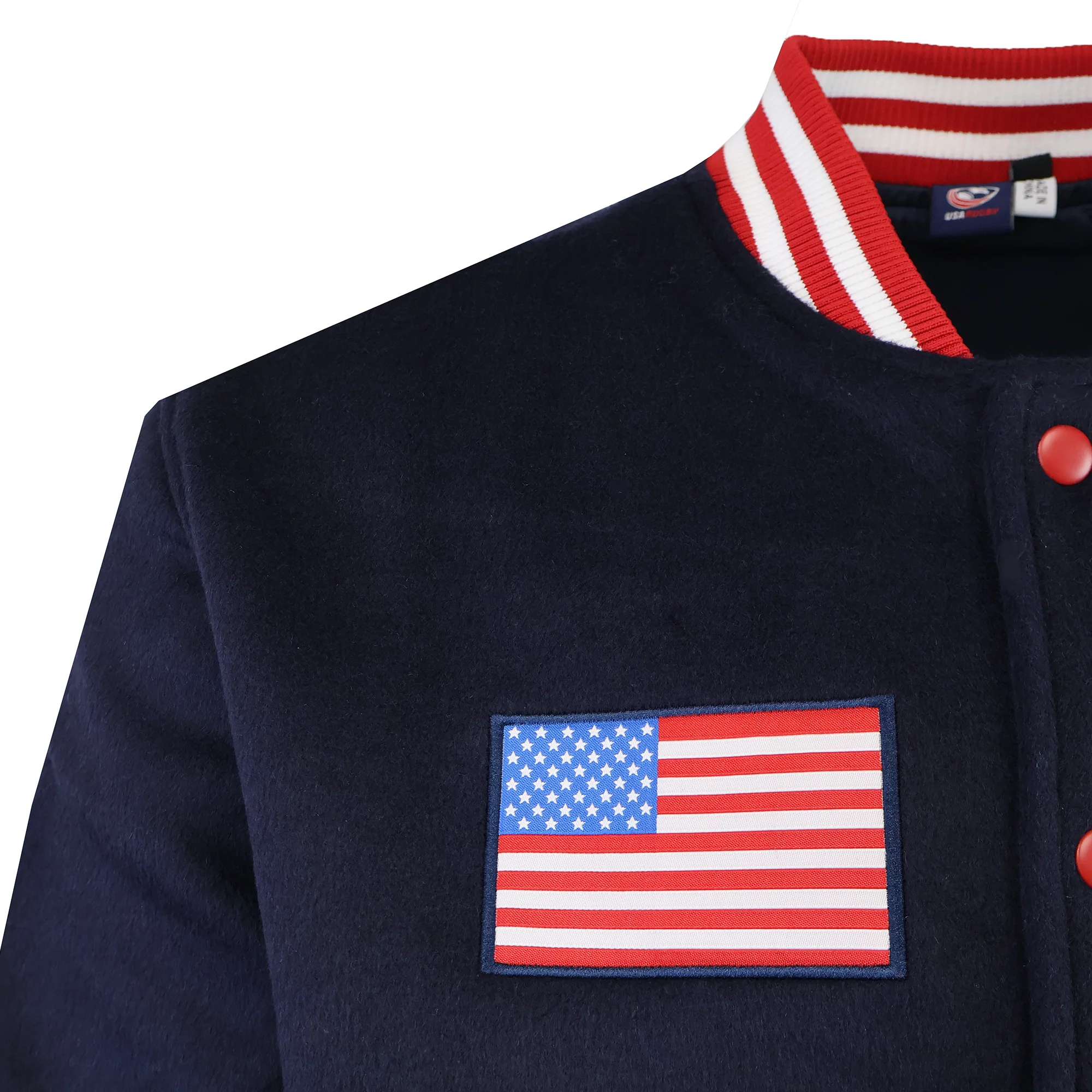 USA Rugby Varsity Wool Jacket - Image 4