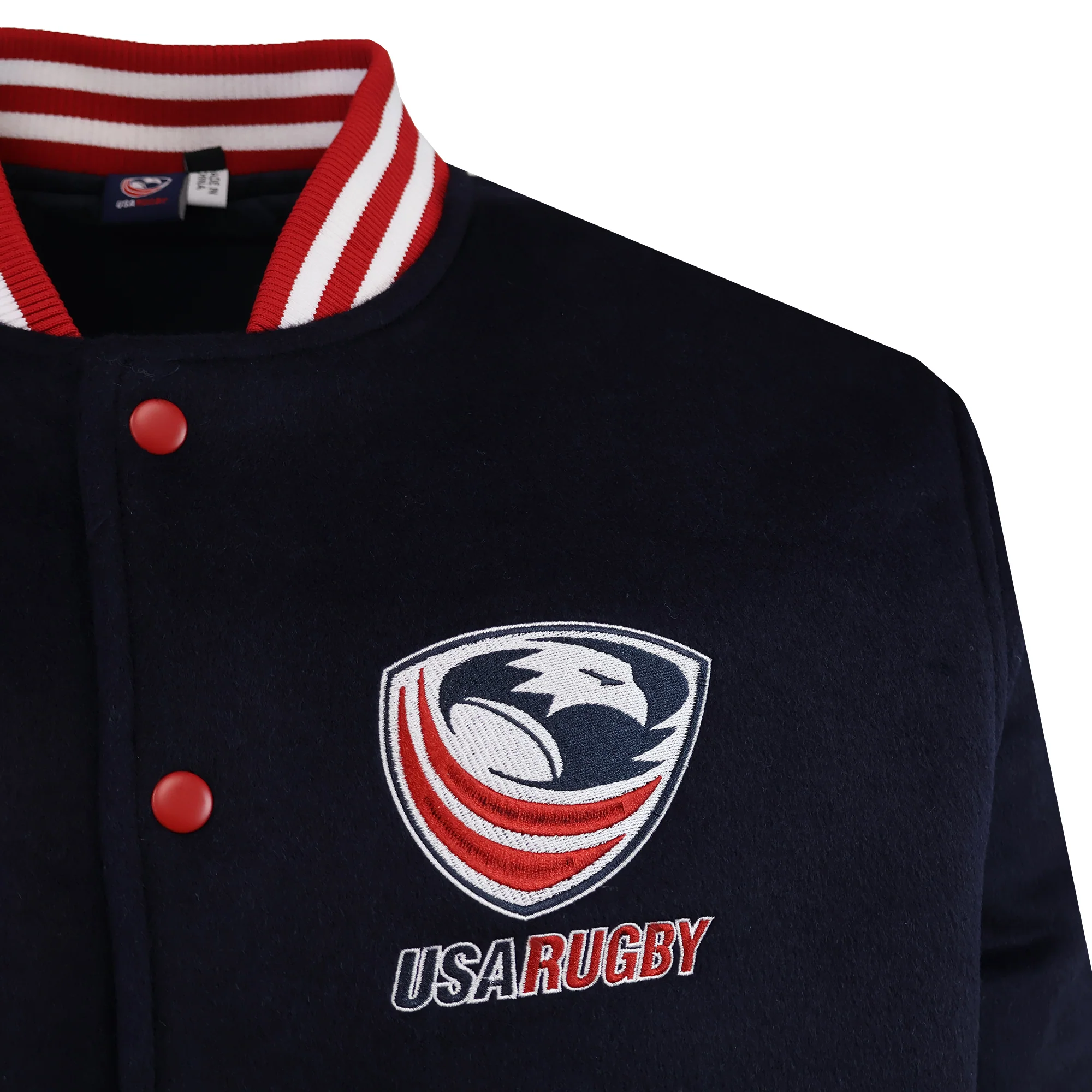 USA Rugby Varsity Wool Jacket - Image 5