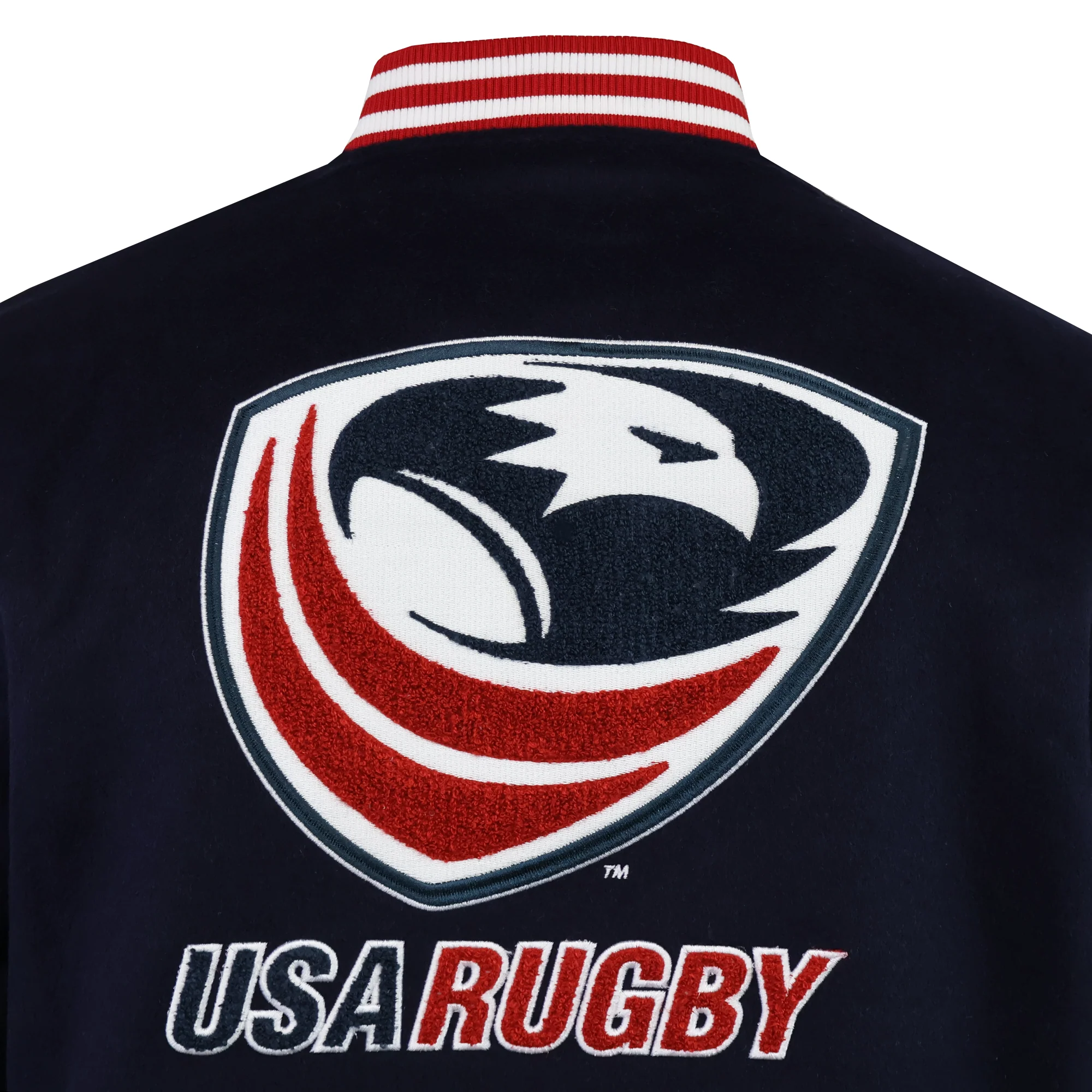 USA Rugby Varsity Wool Jacket - Image 7