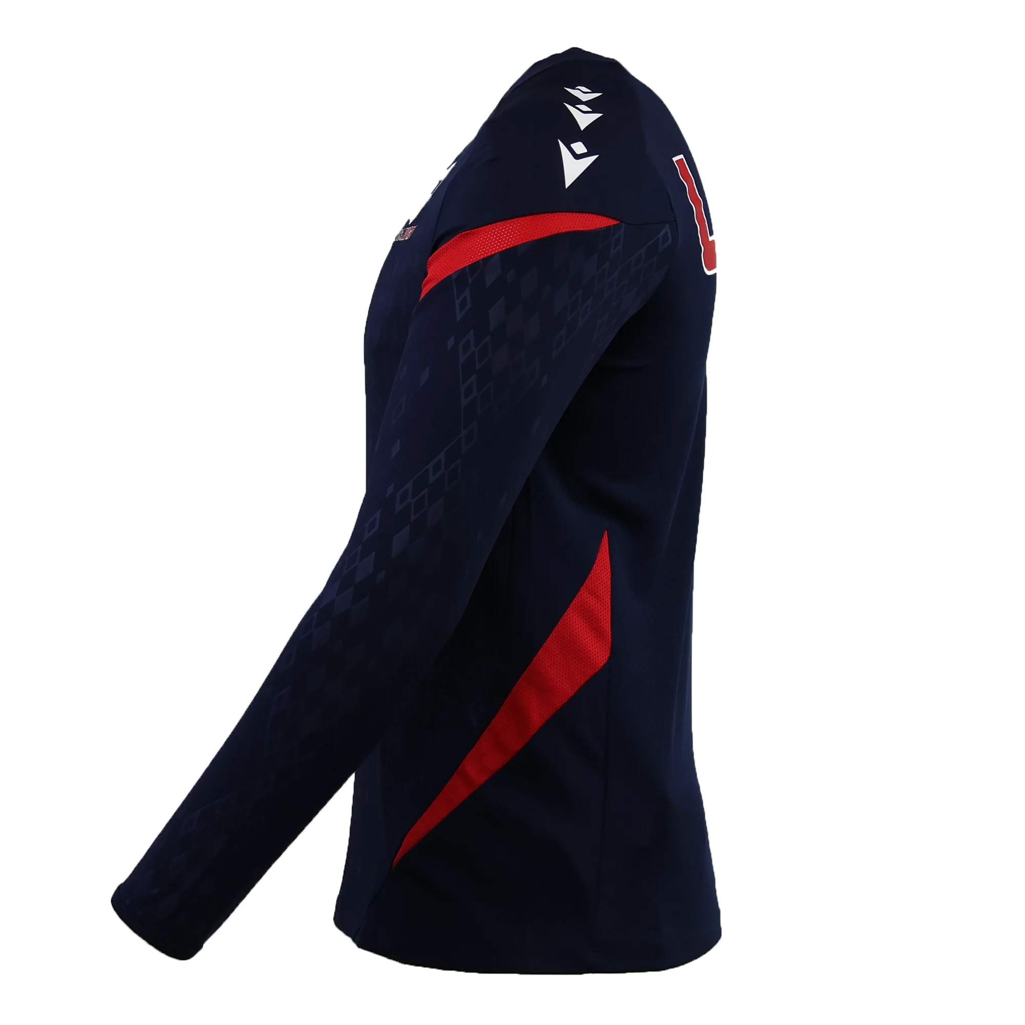 USA Rugby 25/26 LS Training Poly Shirt by Macron - Image 3
