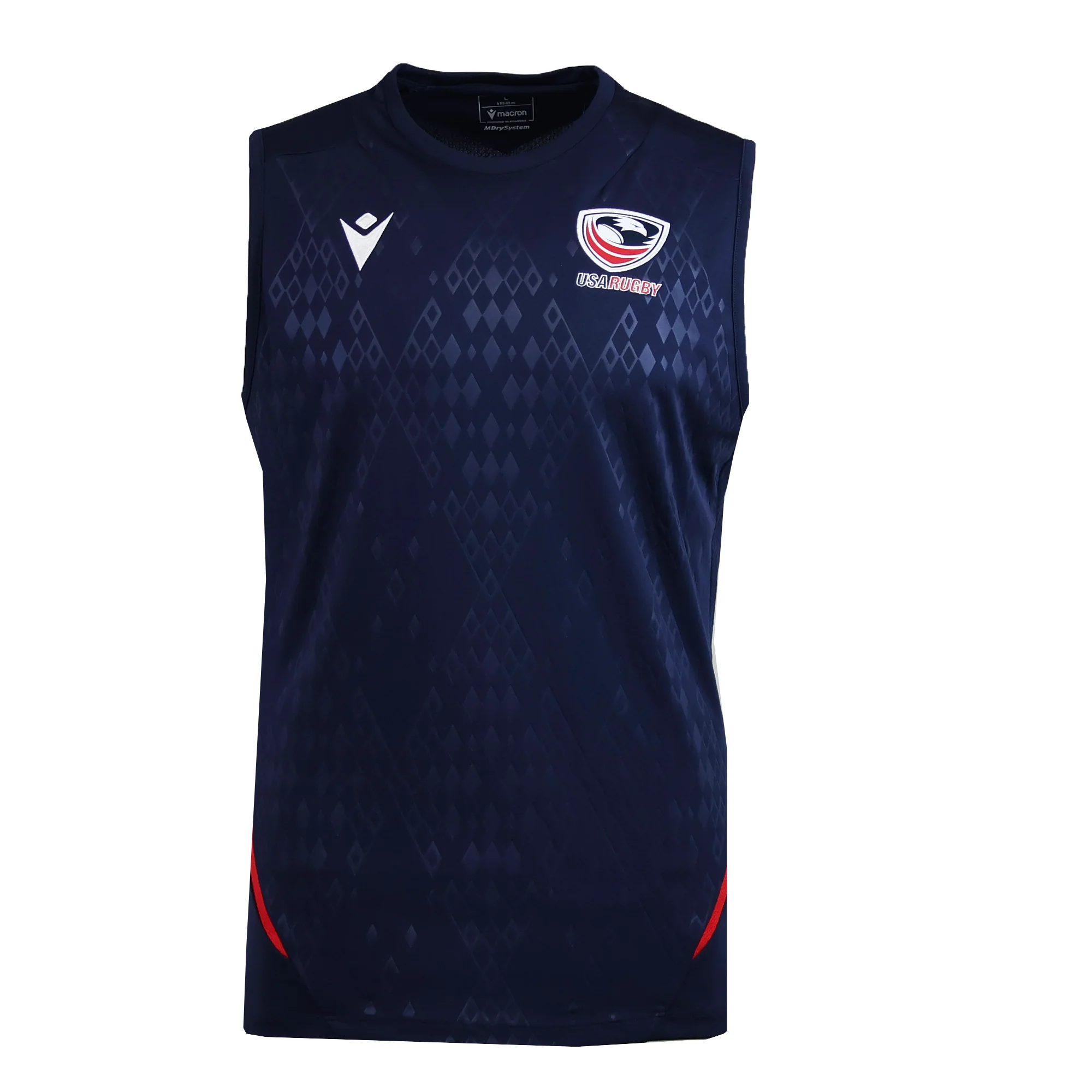 USA Rugby 25/26 Training Poly Singlet by Macron