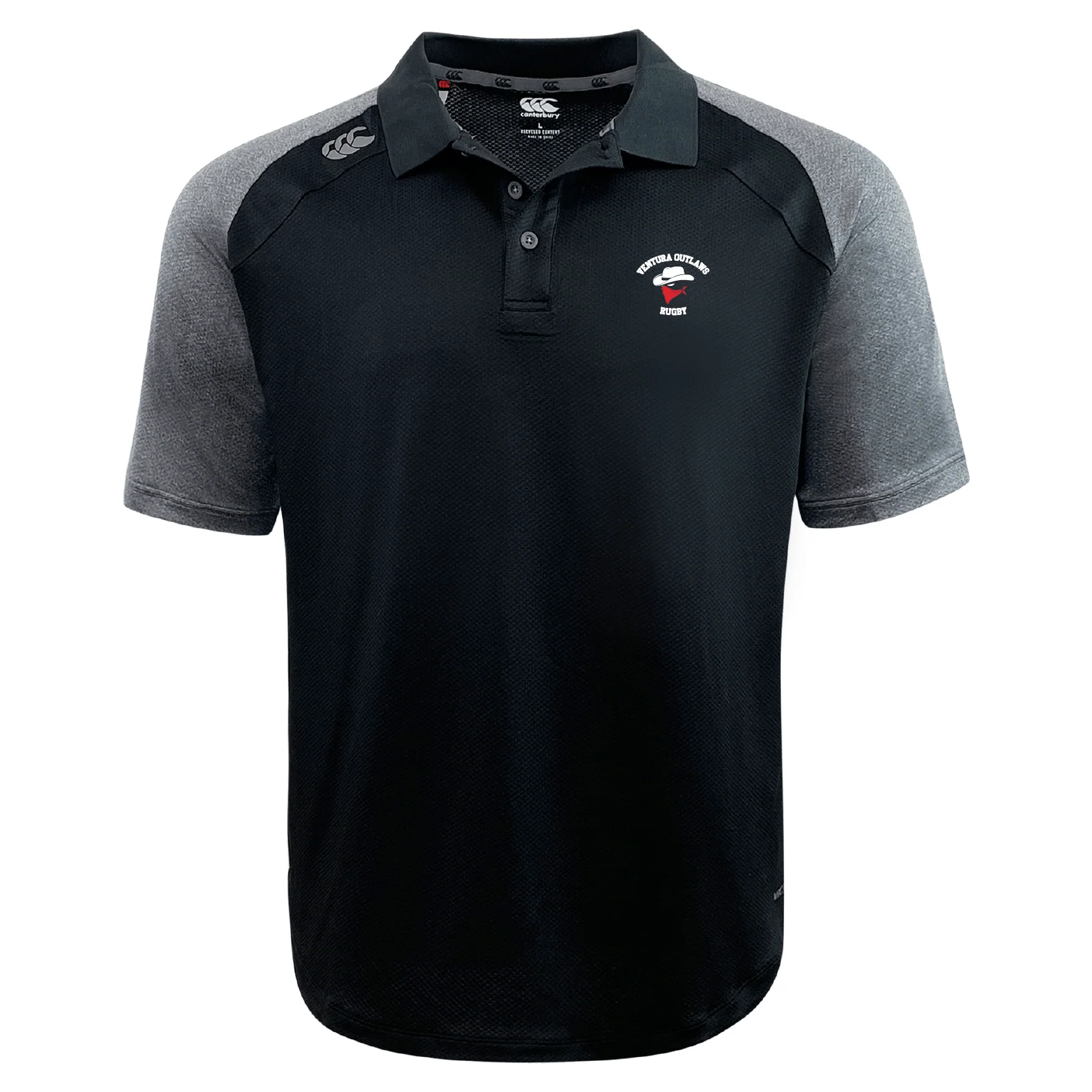 Ventura Outlaws Rugby Elite Polo by Canterbury - Image 2