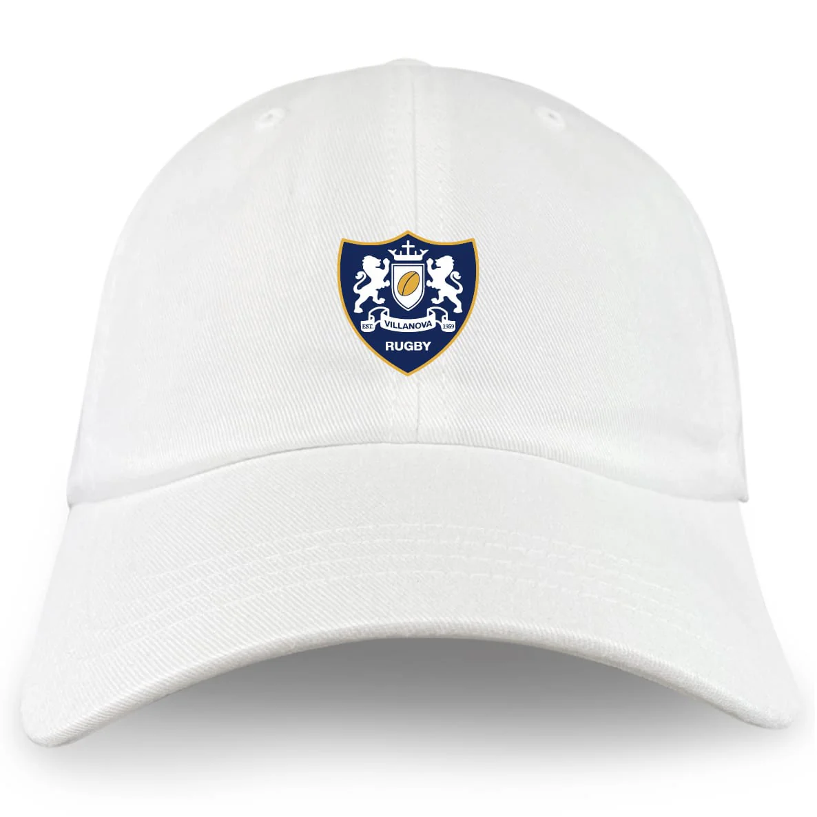 Villanova Rugby Club Adult Low-Profile Cotton Twill Dad Cap - Image 3