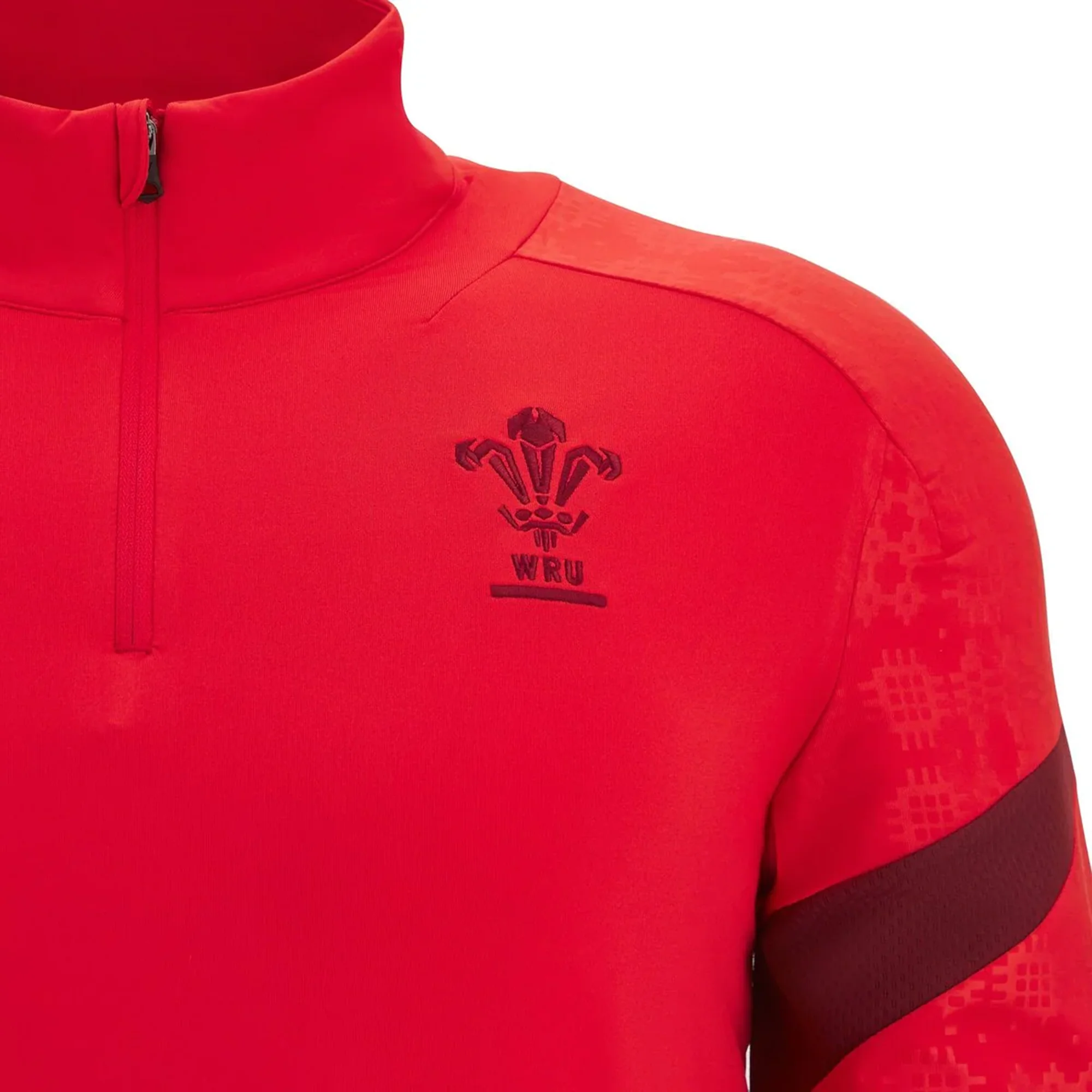 Wales 25/26 Player 1/4 Zip Top by Macron - Image 3