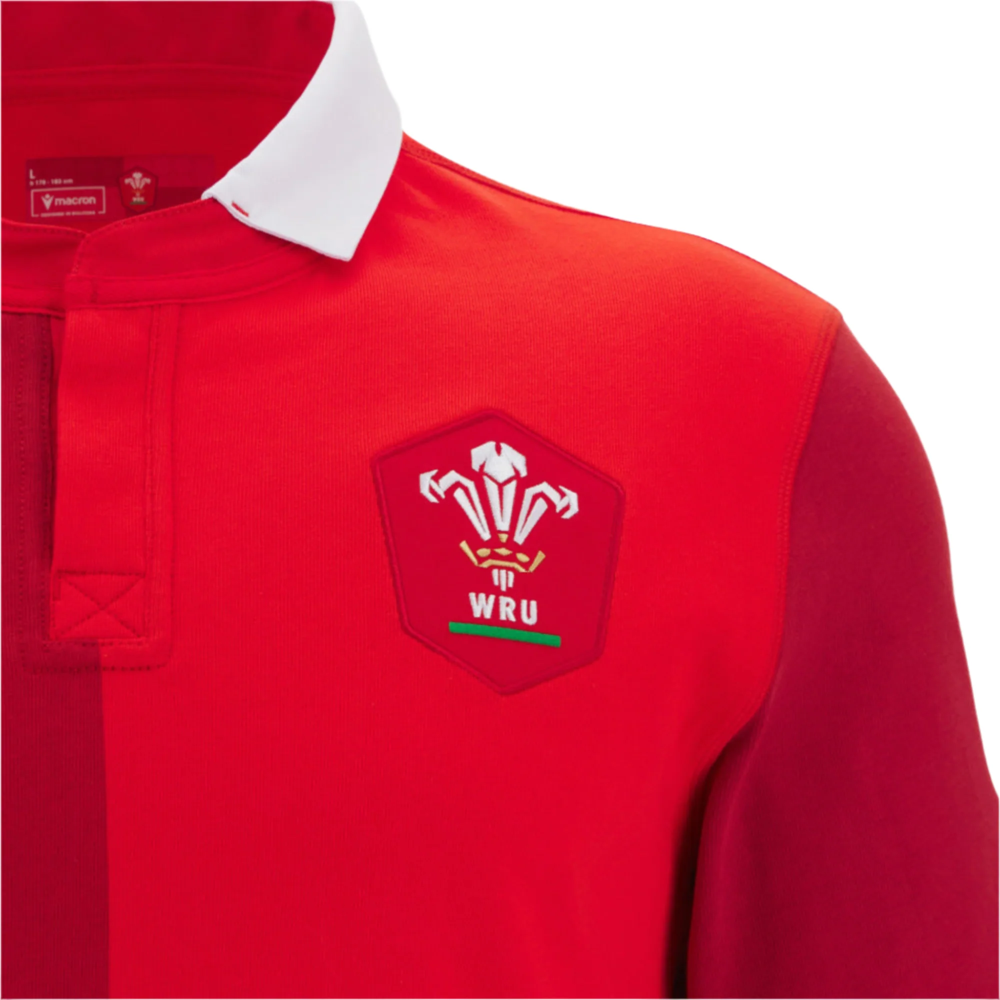 Wales 25/26 Replica Home Cotton Jersey by Macron - Image 3