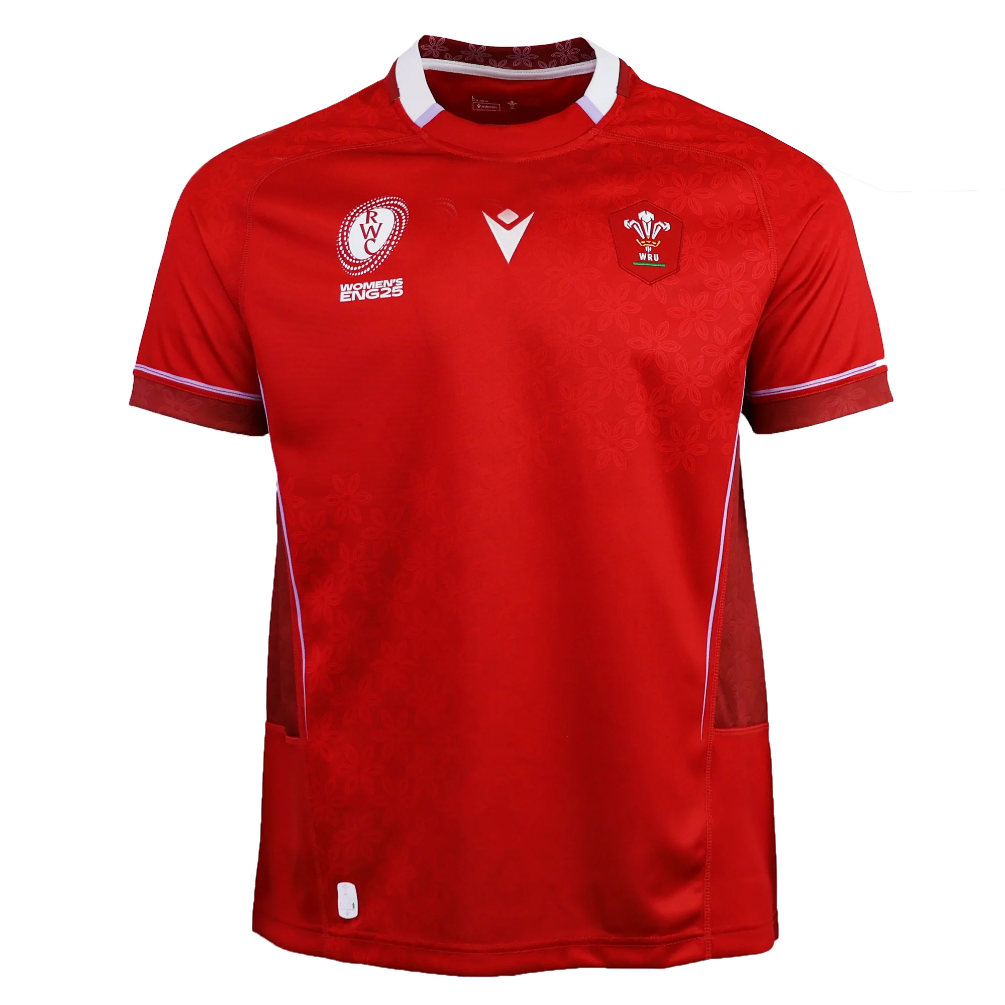 Wales WRWC25 Replica Home Jersey by Macron