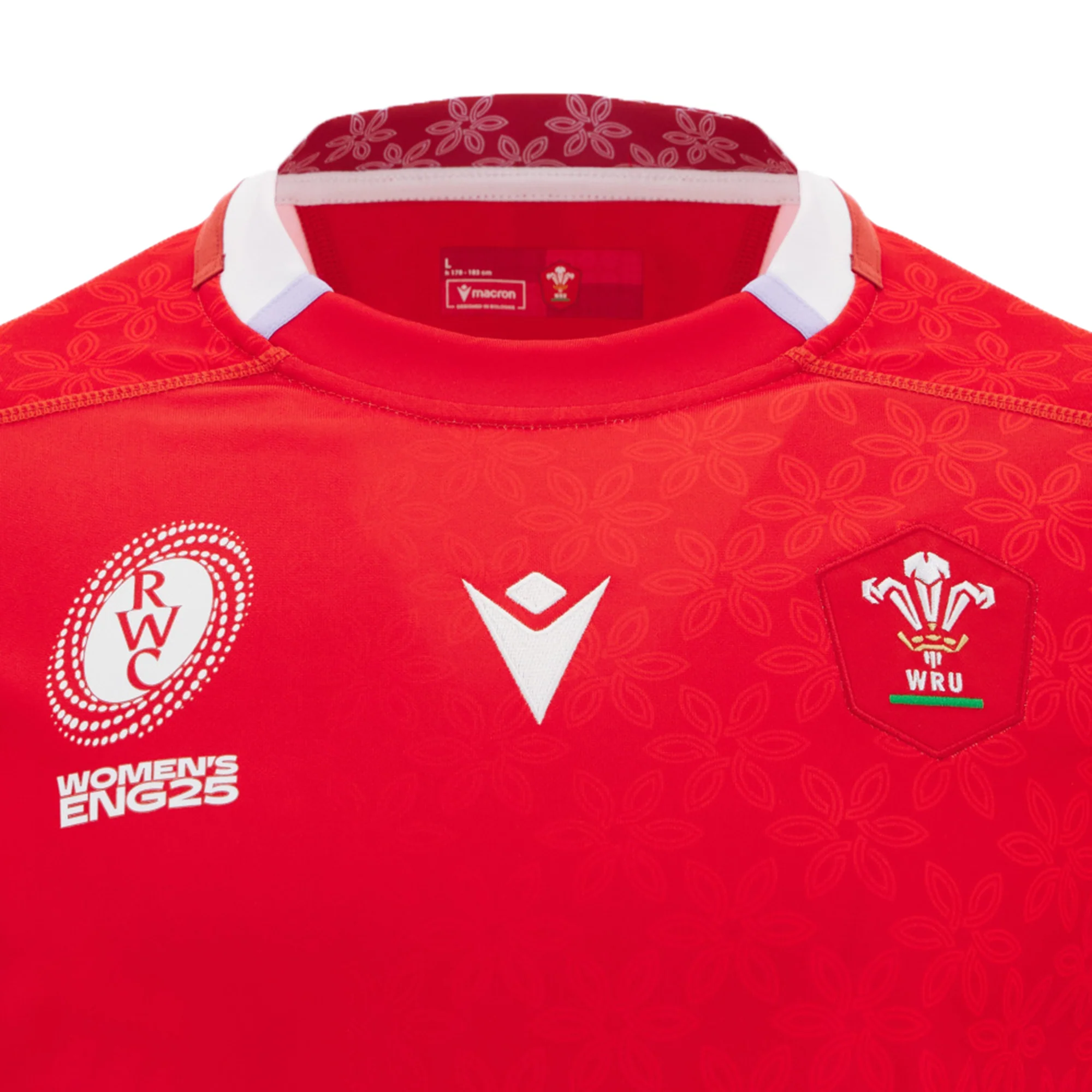 Wales WRWC25 Replica Home Jersey by Macron - Image 3