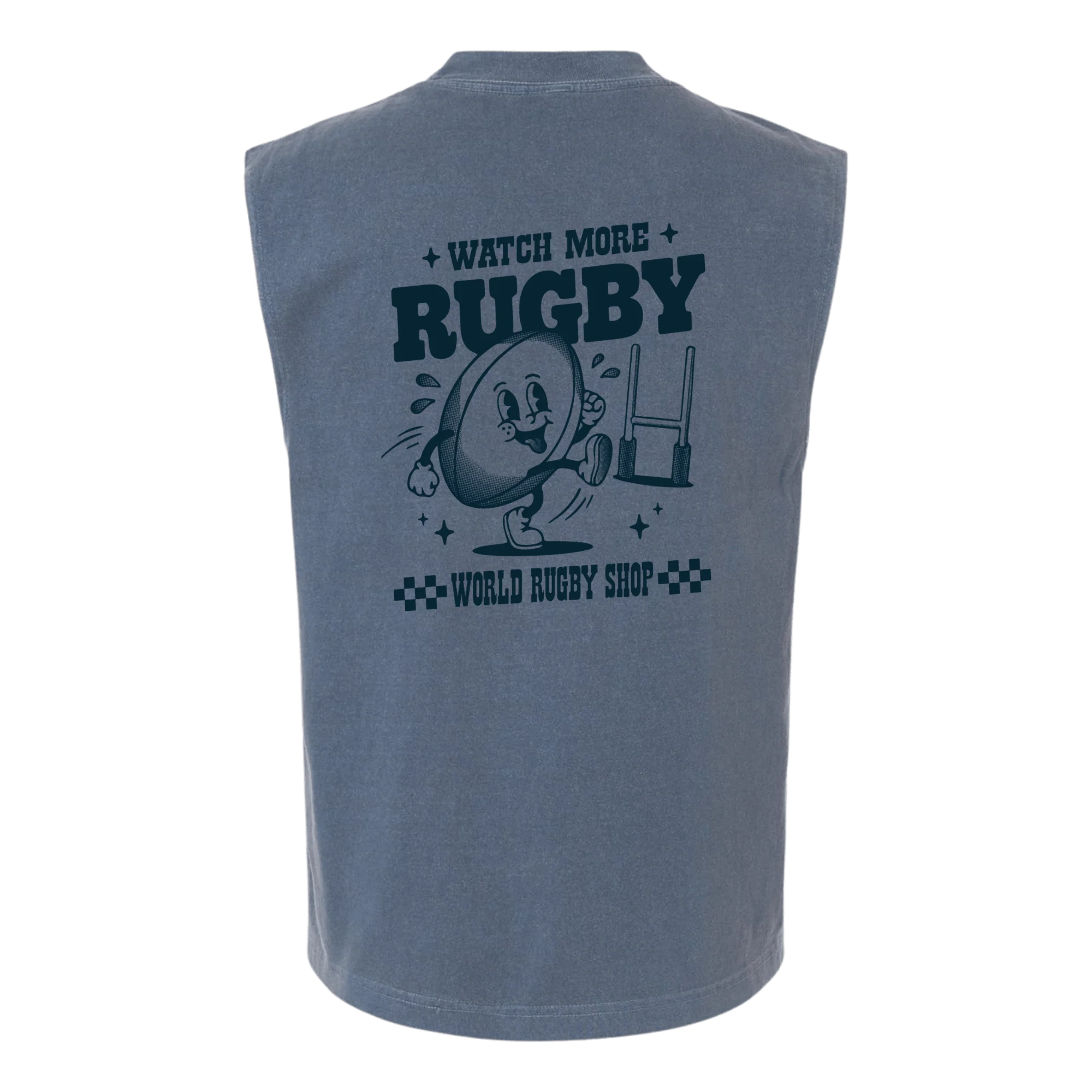 Watch More Rugby Retro Muscle Tee - Image 4