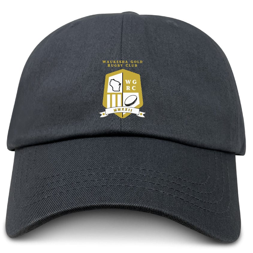 Waukesha Gold Rugby Adult Low-Profile Cotton Twill Dad Cap - Image 2