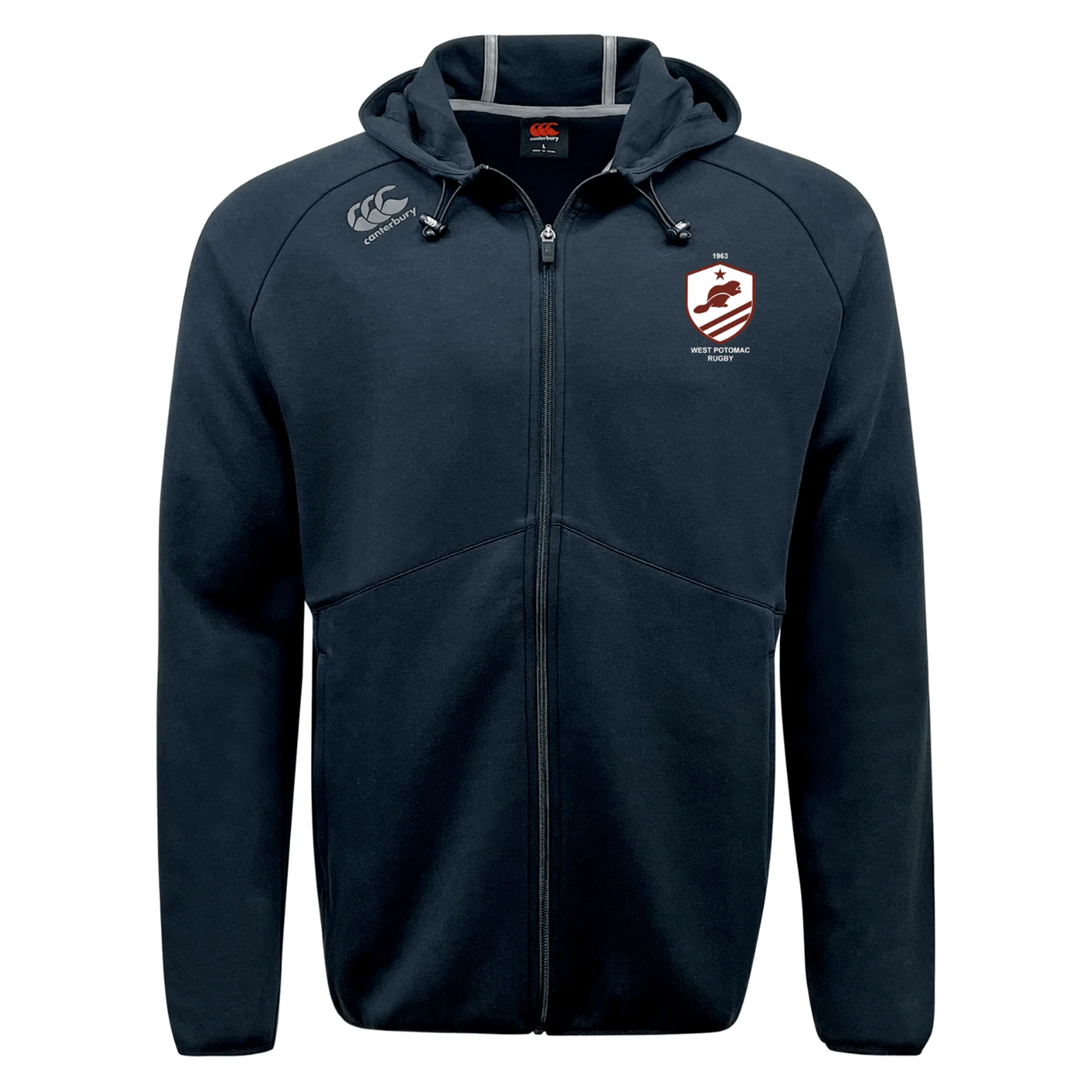 West Potomac RFC Tempo Vapodri Full-Zip Hoodie by Canterbury