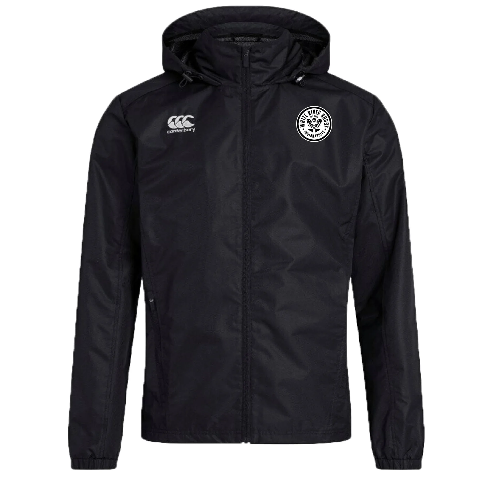 White River Rugby Football Club Club Vaposhield Full Zip Rain Jacket by Canterbury
