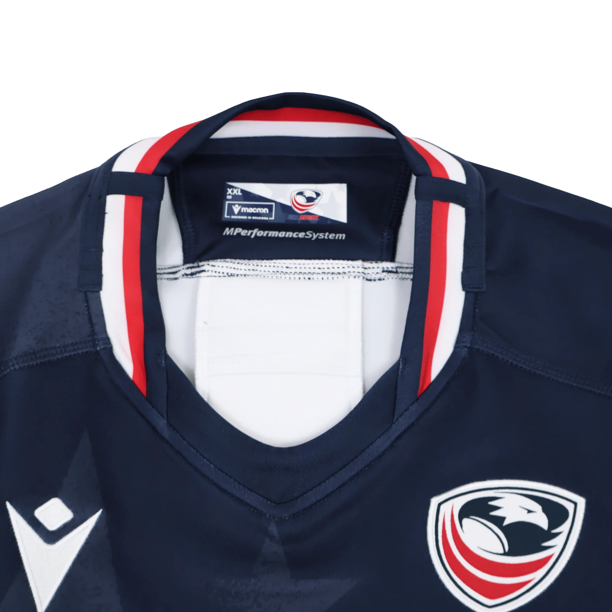 Women's USA Rugby 24/25 Home Body Fit Jersey by Macron - Image 3