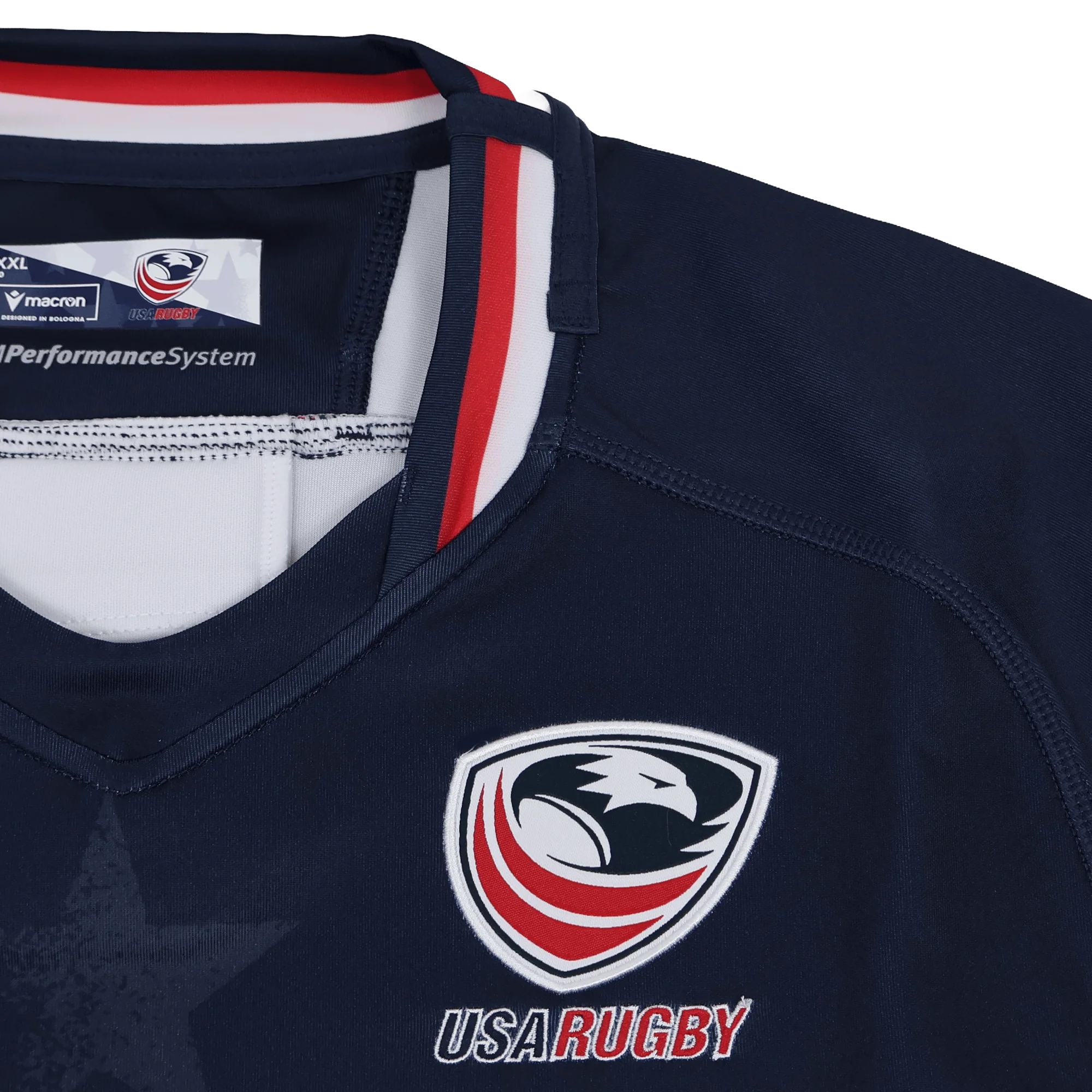Women's USA Rugby 24/25 Home Body Fit Jersey by Macron - Image 5