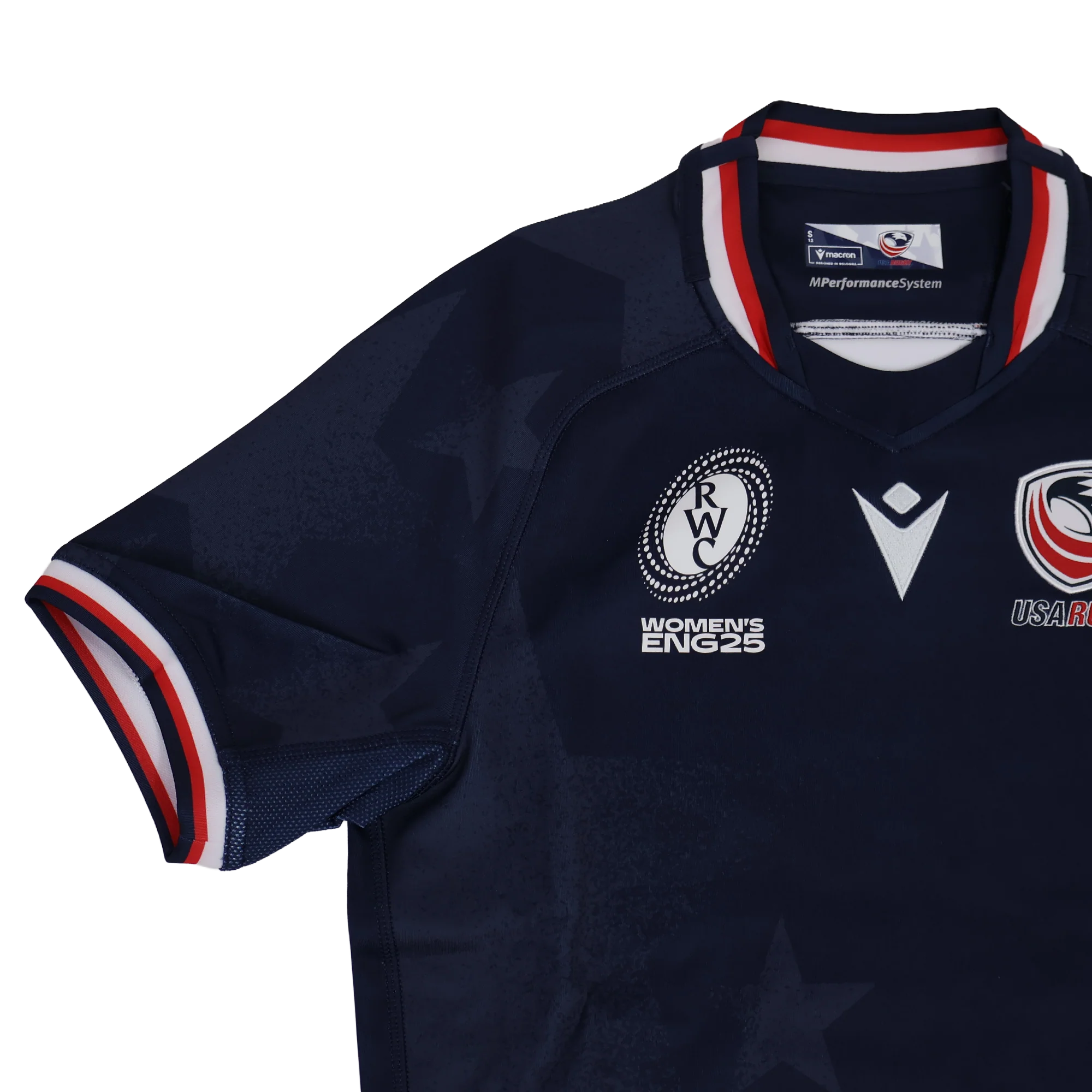 Women's USA Rugby WRWC 25 Home Bodyfit Shirt by Macron - Image 5