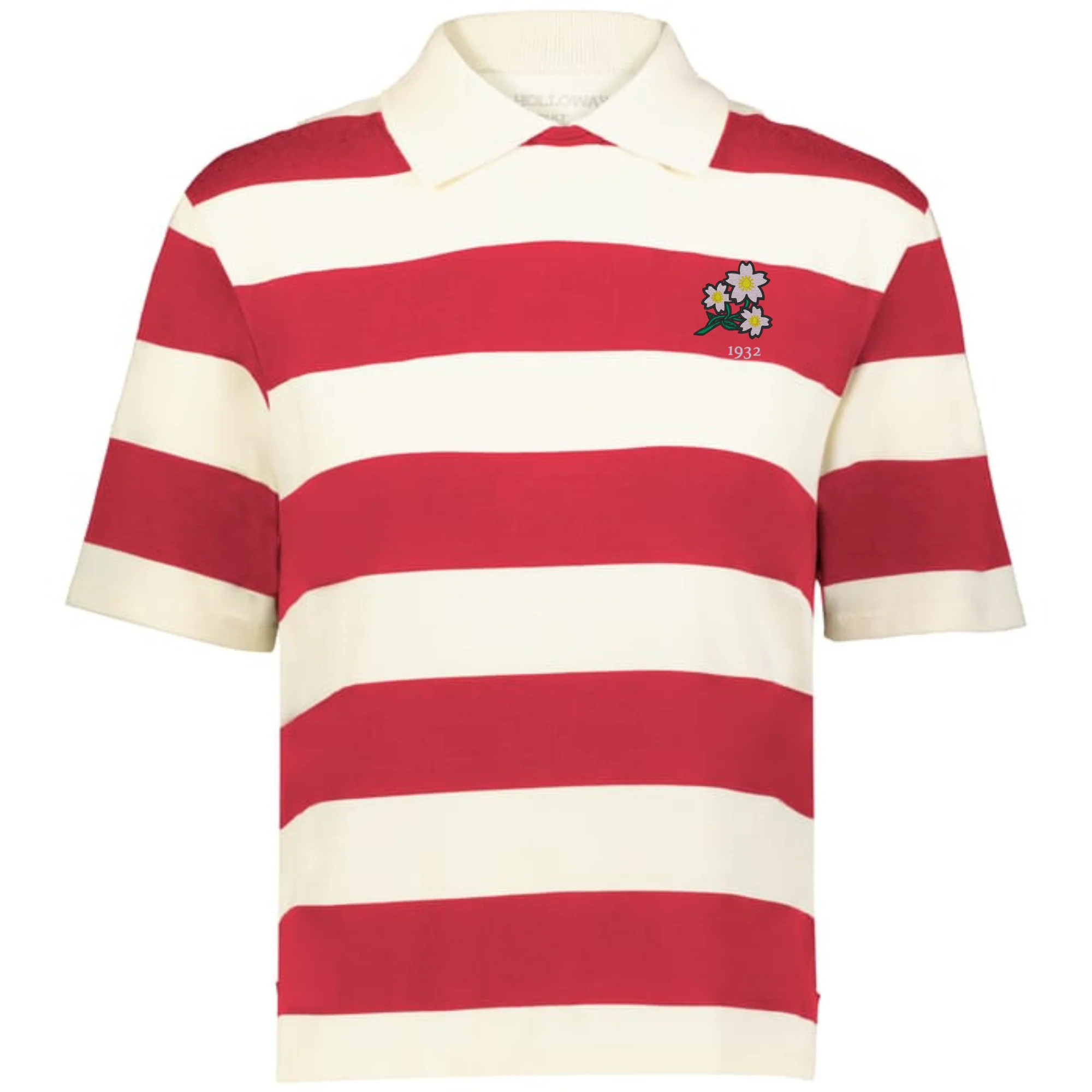 Women's Vintage Japan Prep Street Rugby Crop - Image 3
