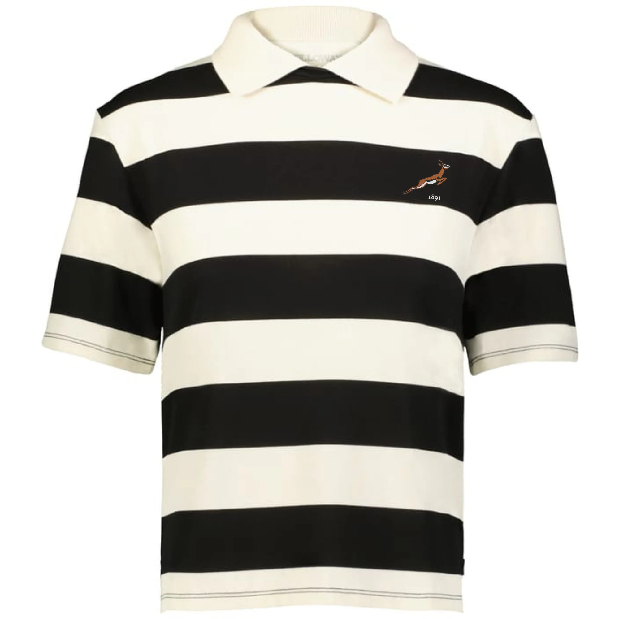 Women's Vintage South Africa Prep Street Rugby Crop - Image 3