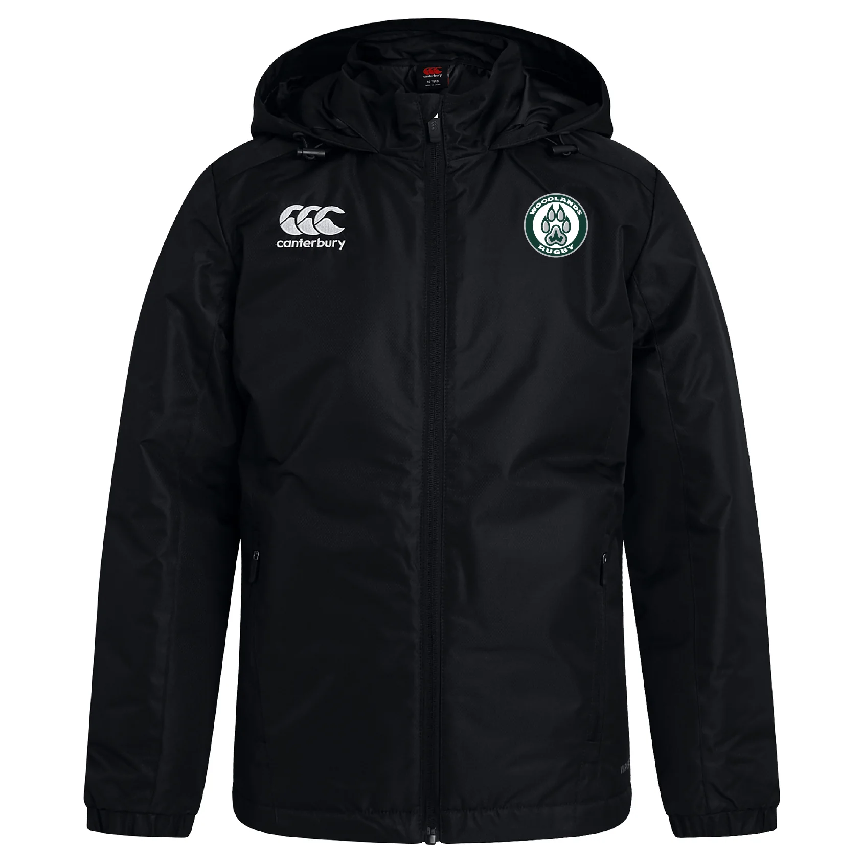 Woodlands Youth Club Vaposhield Full Zip Rain Jacket by Canterbury