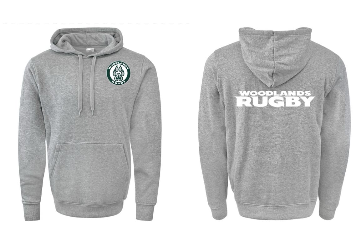 Woodlands Youth Paw Print Pocket Logo Hoodie