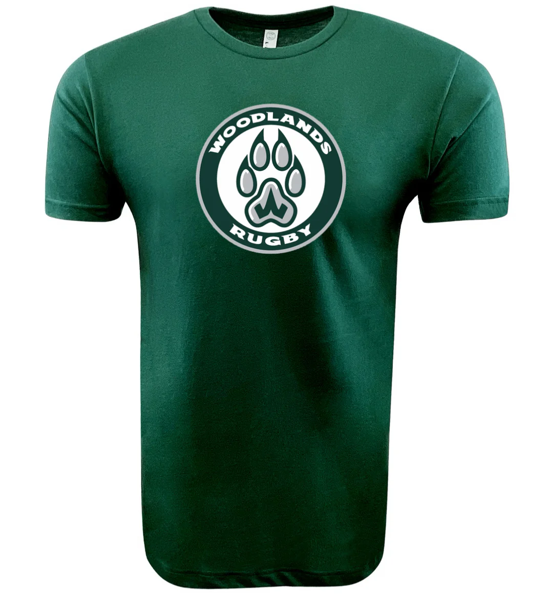 Woodlands Youth Paw Print Supersoft Tee