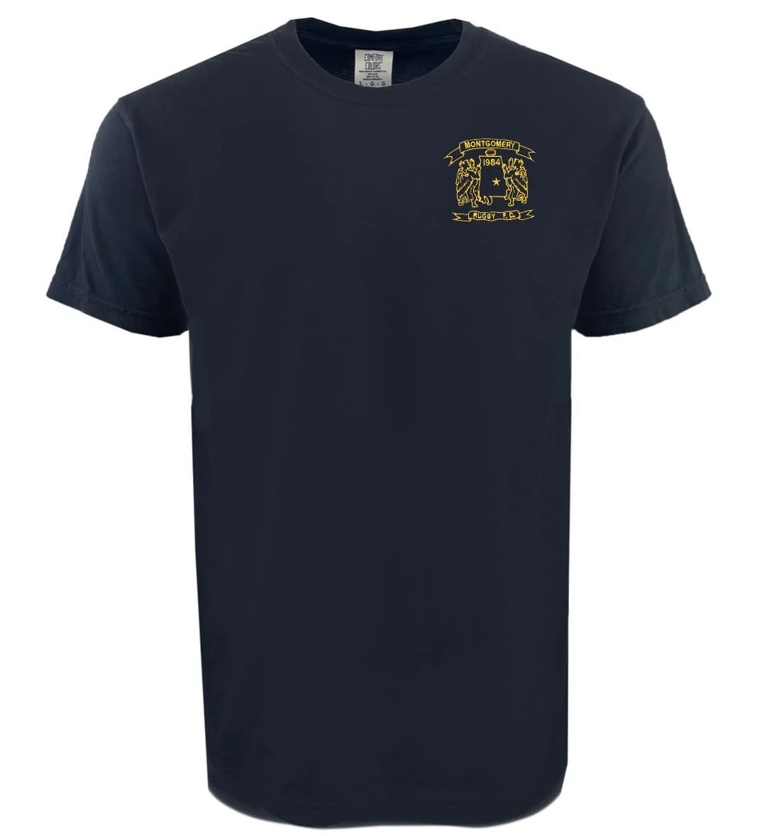 Montgomery Yelllowhammers Yellow Retro Logo Comfort Tee