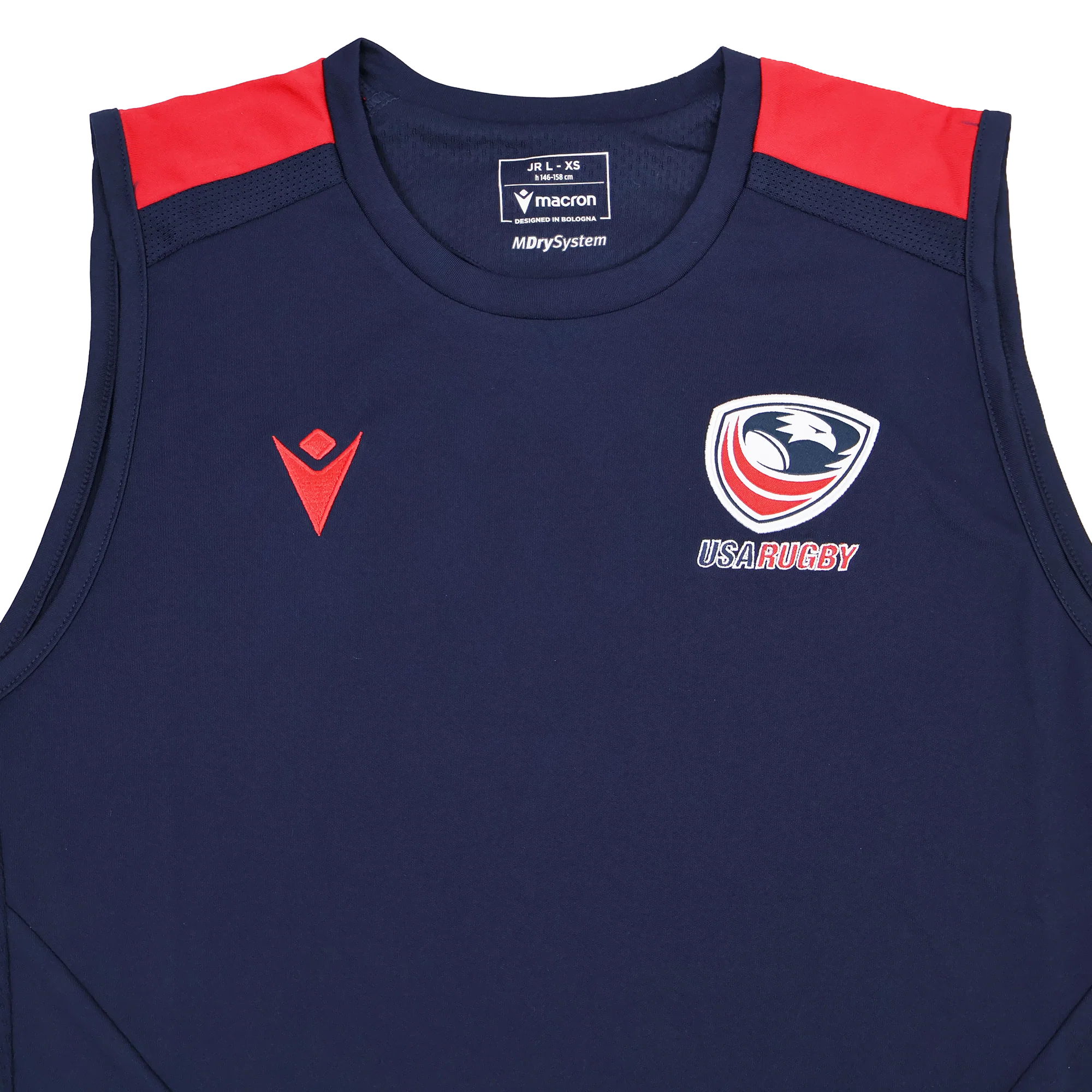 Youth USA Rugby 24/25 Training Poly Singlet by Macron - Image 3