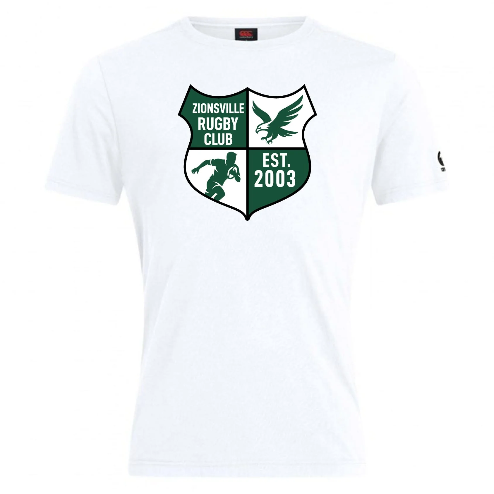 Zionsville Rugby Club Club Plain Tee by Canterbury - Image 3